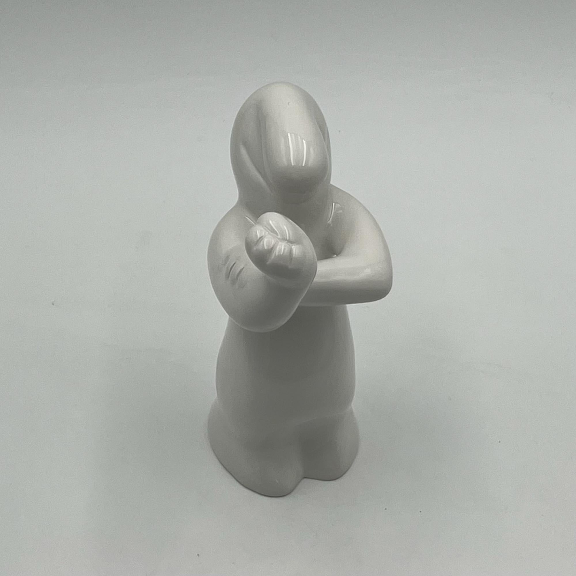 La Linea ‘Finger’ Osvaldo Cavandoli - Vintage Ceramic Figurine from the 60s 3