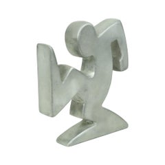 La Linea Osvaldo Cavandoli Design Bookend Metal