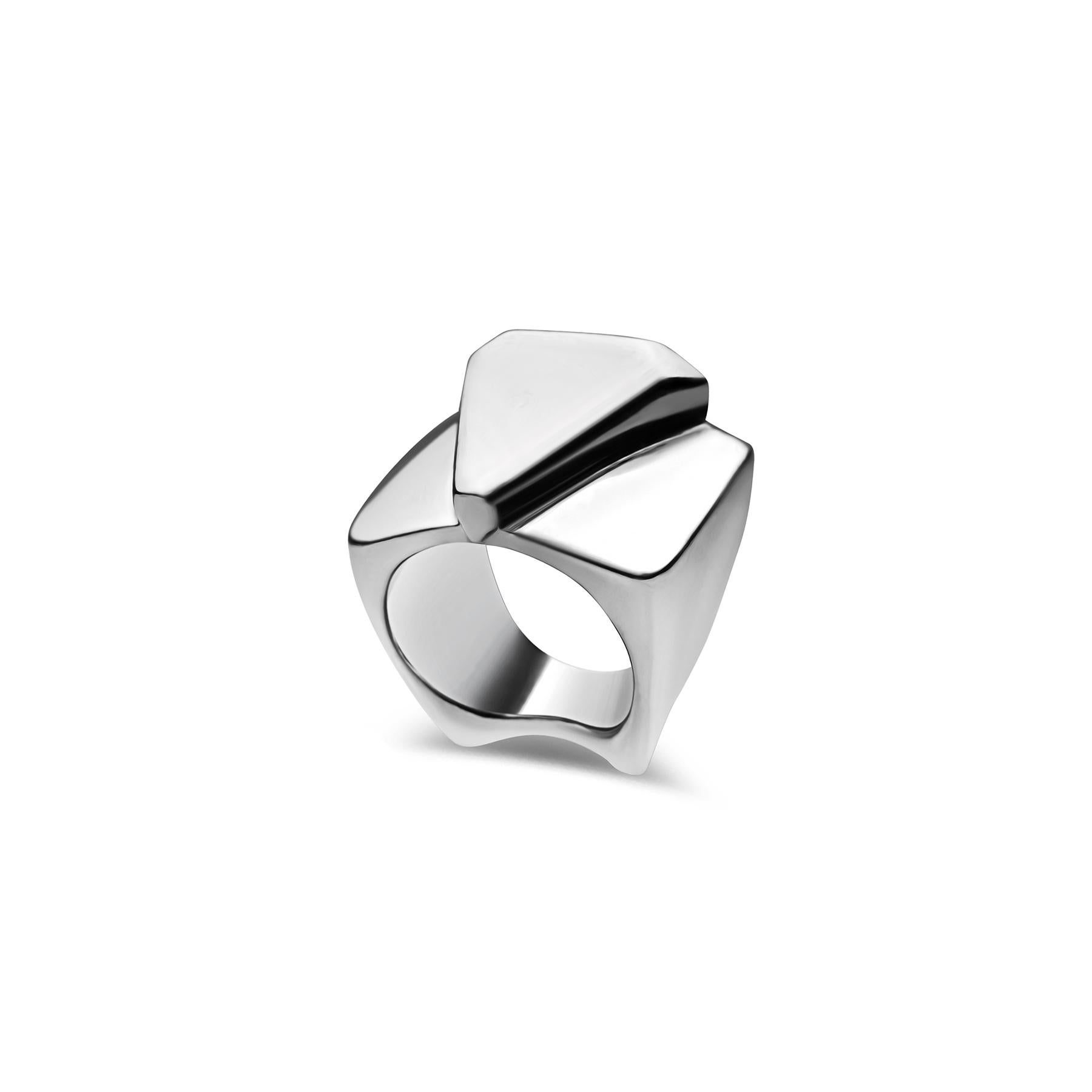 For Sale:  La Loba Signet Silver Ring 3