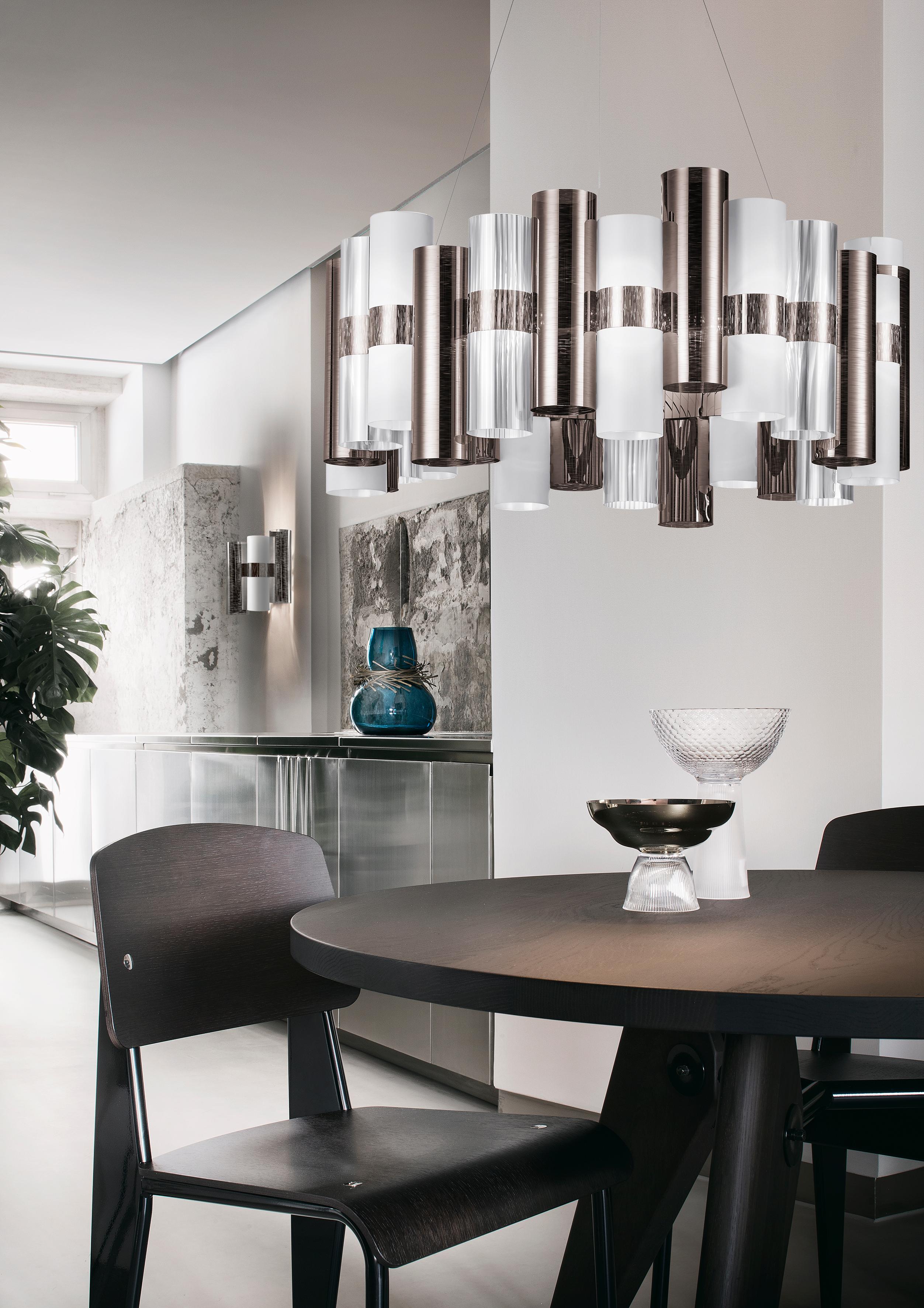 SLAMP - LA LOLLO APPLIQUE - PEWTER by Lorenza Bozzoli Italian en venta
