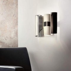 In Stock in Los Angeles, La Lollo Applique White Wall Lamp, Made in Italy