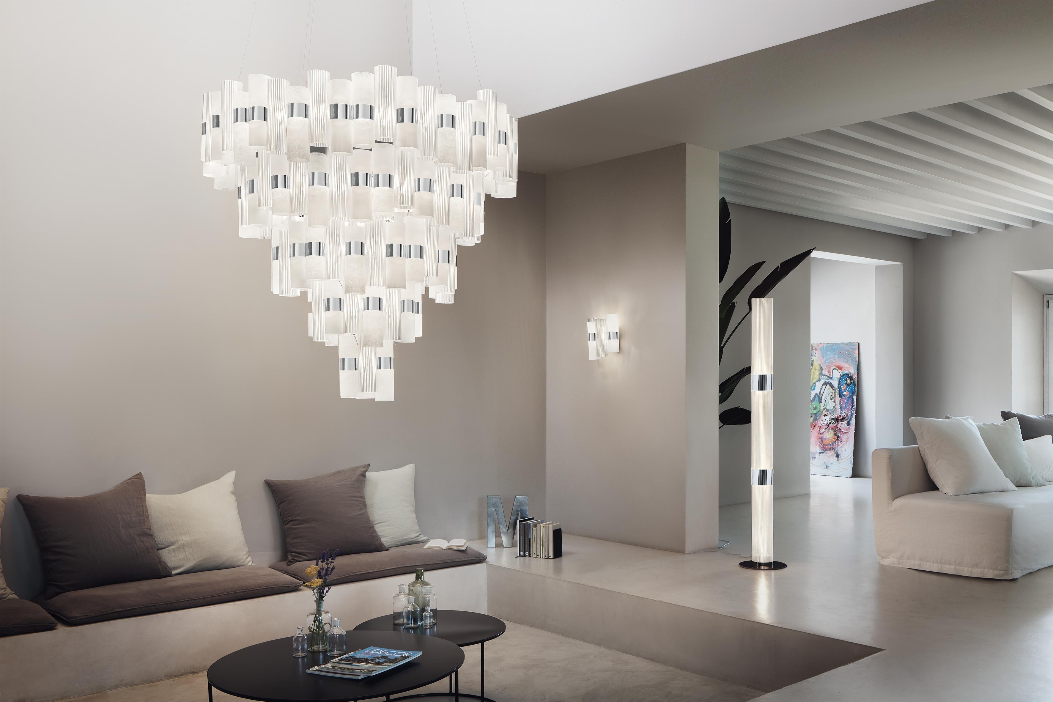 SLAMP - LA LOLLO FLOOR - prisma/Plata de Lorenza Bozzoli Italian en venta