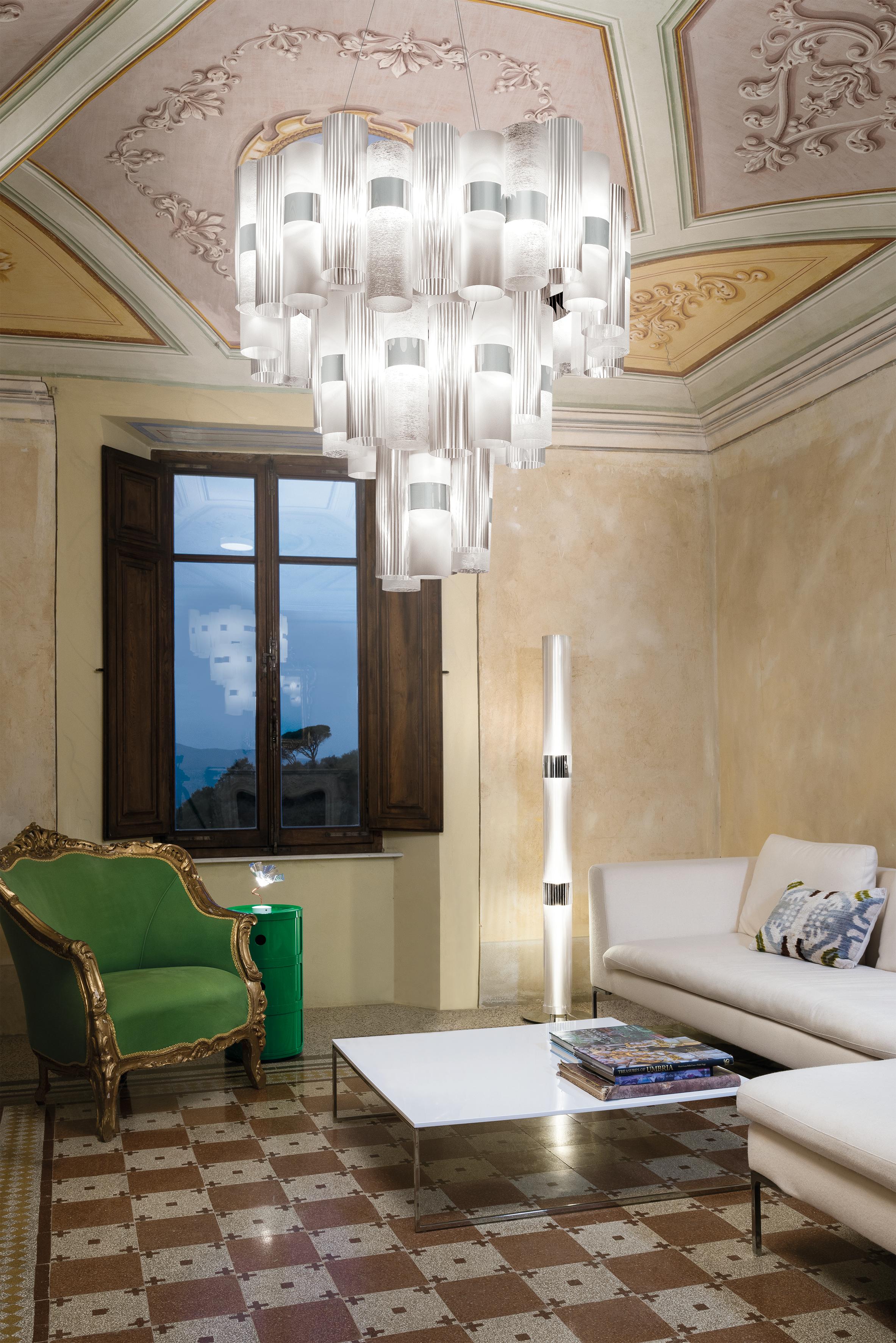 SLAMP - LA LOLLO FLOOR - prisma/Plata de Lorenza Bozzoli Hecho a mano en venta