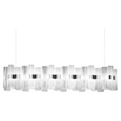 SLAMP - LA LOLLO SUSPENSION LINEAR 140 - WHITE by Lorenza Bozzoli
