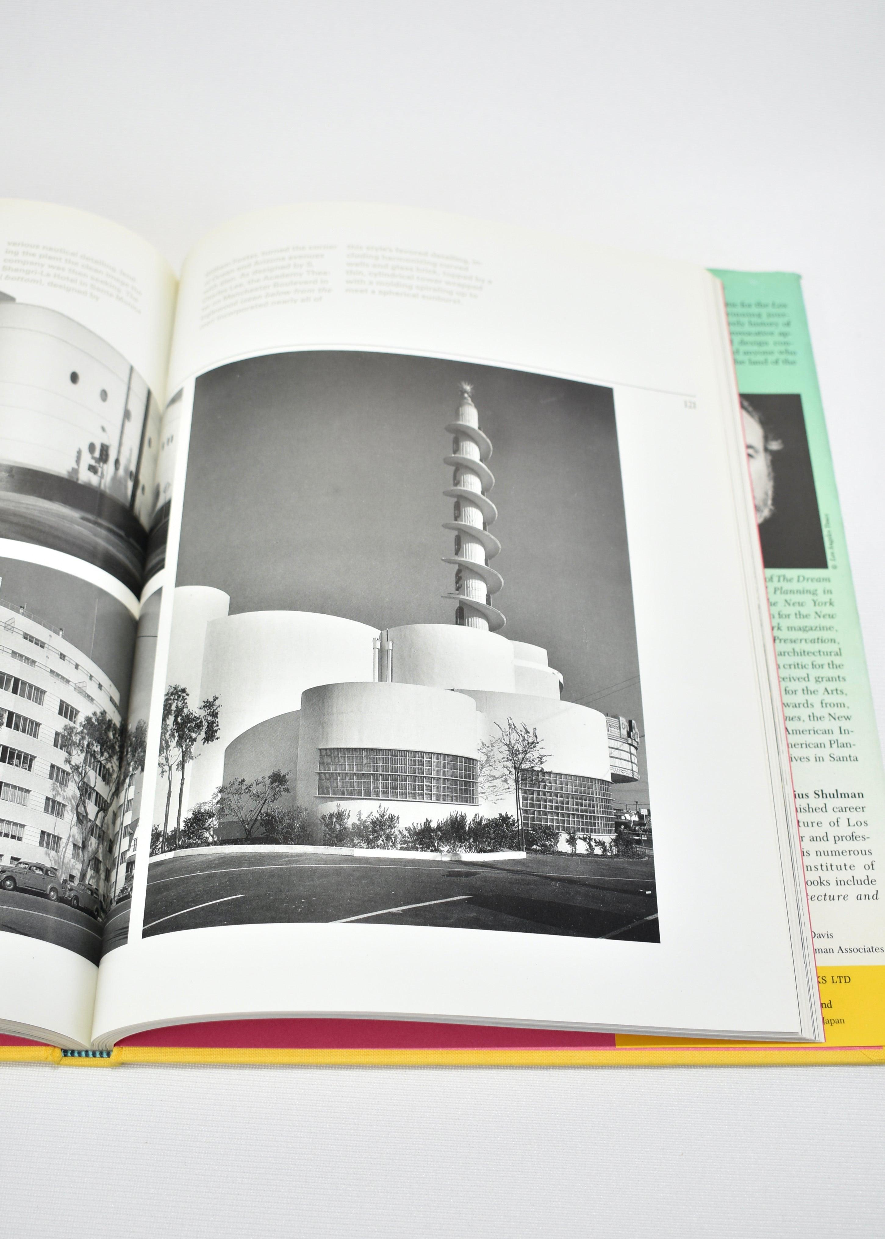 Hardback coffee table book discussing the history of architecture in Los Angeles. By Sam Hall Kaplan, published in 1987. First edition, 224 pages.

