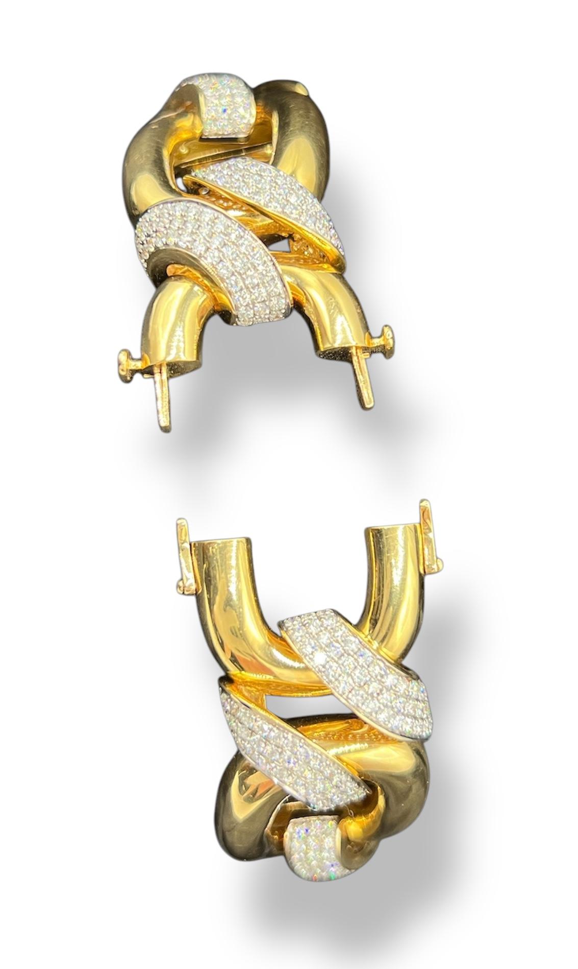 Pulsera de diamantes La Lumière Contemporáneo en venta