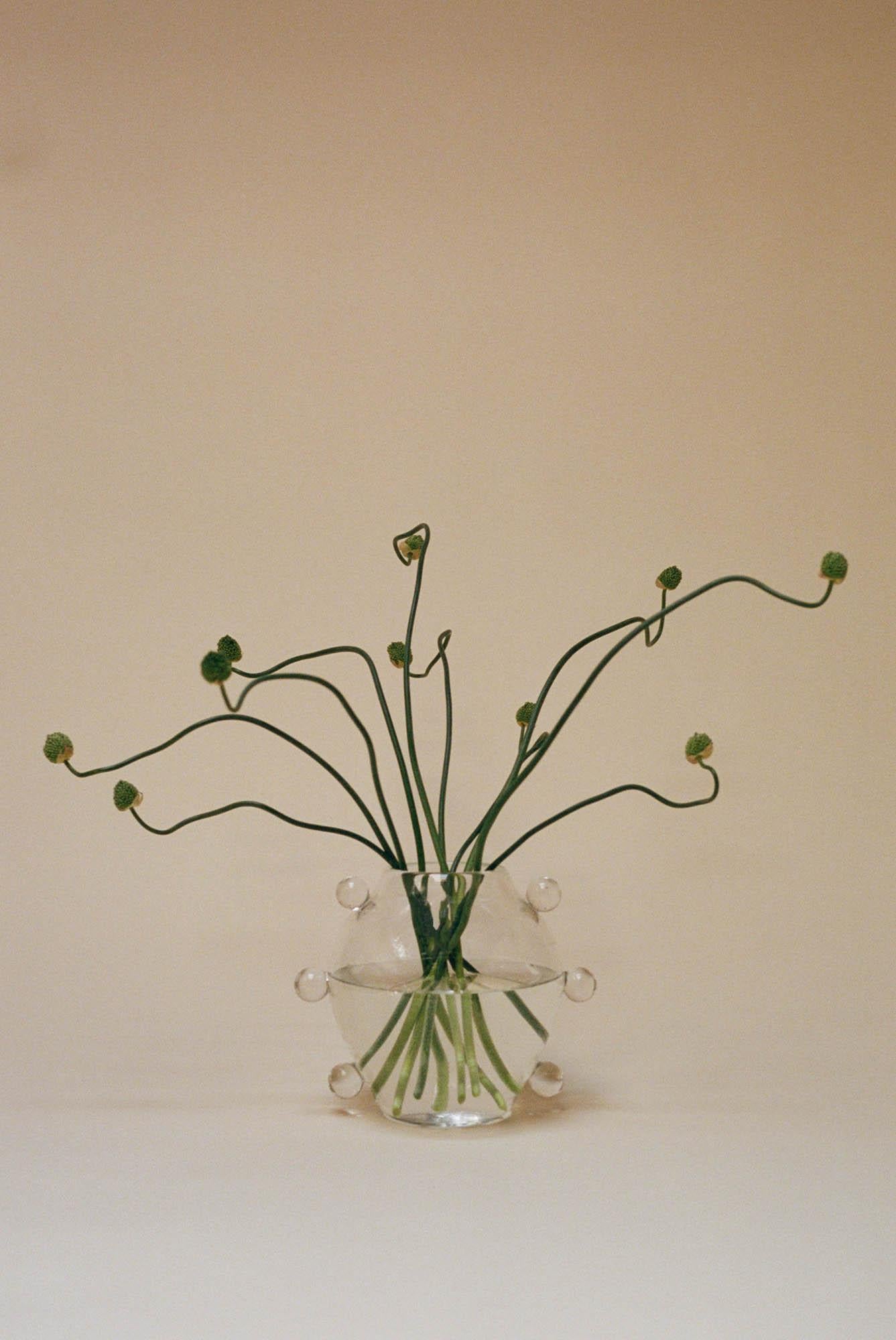 American La Lumiere Hand Blown Glass Vase by Sophie Lou Jacobsen For Sale
