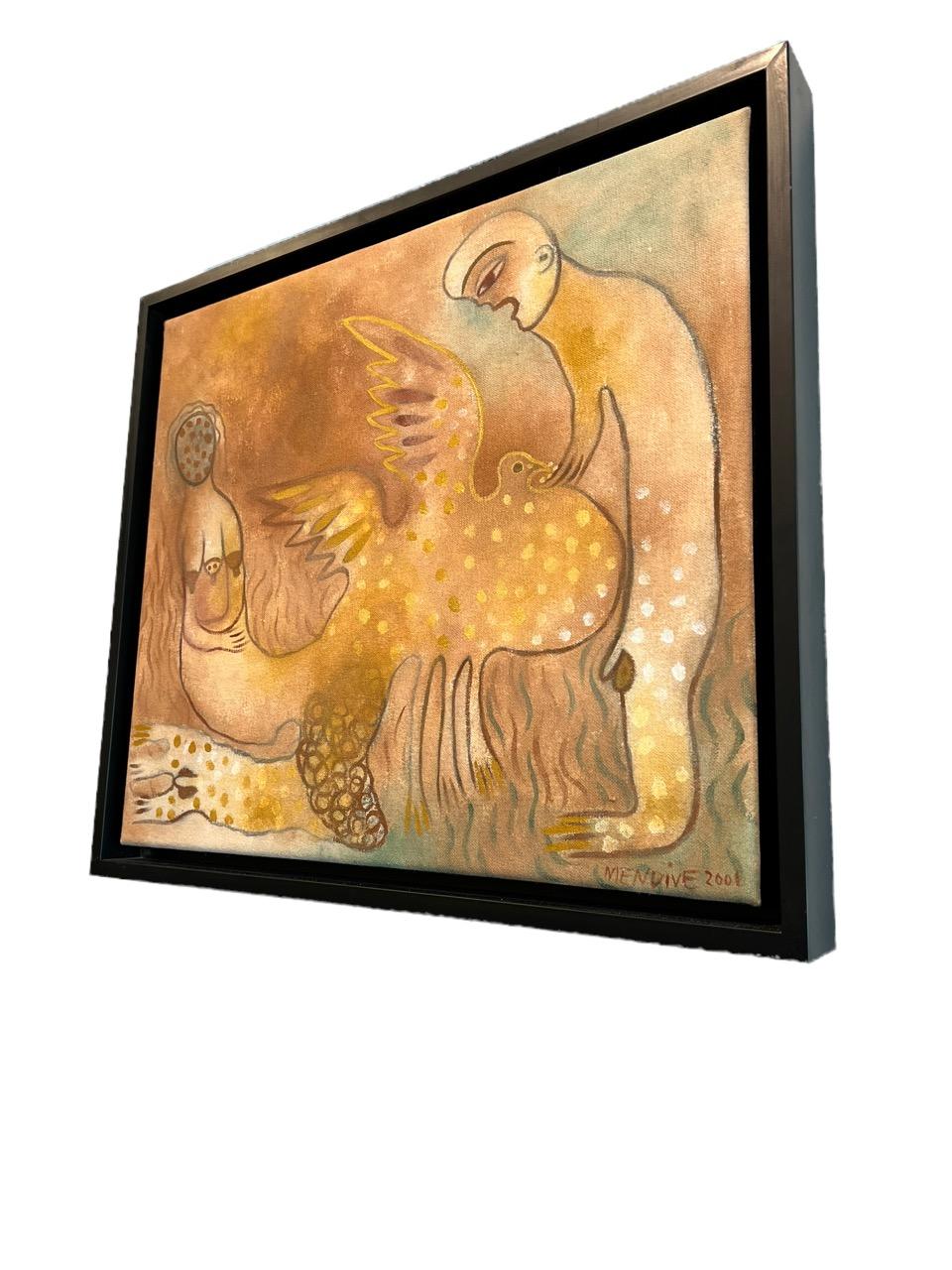 “La Luz Del Día” 'Daylight' '2010' Acrylic Painted on Canvas by Manuel Mendive Cubano en venta