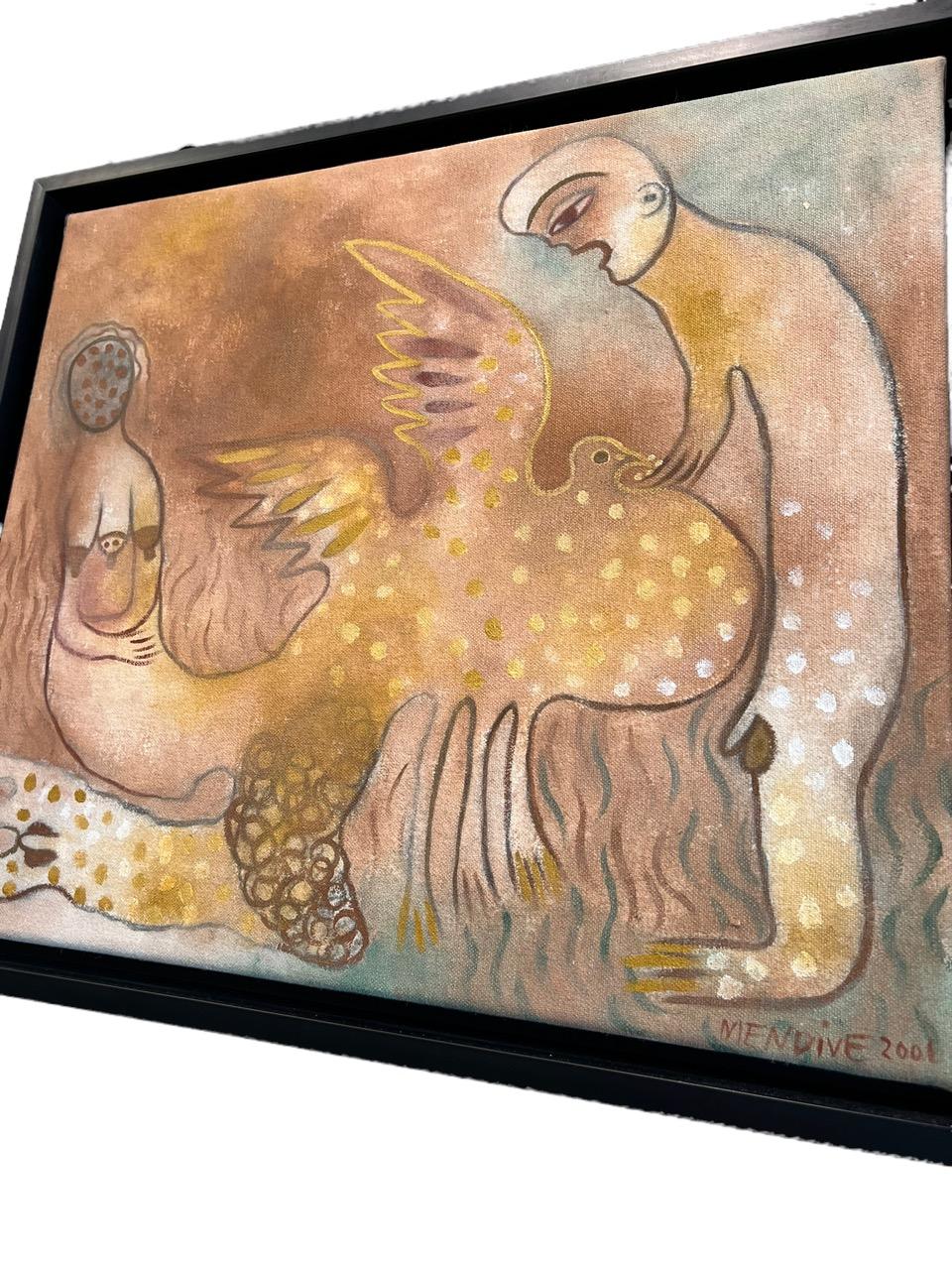 “La Luz Del Día” 'Daylight' '2010' Acrylic Painted on Canvas by Manuel Mendive Pintado en venta