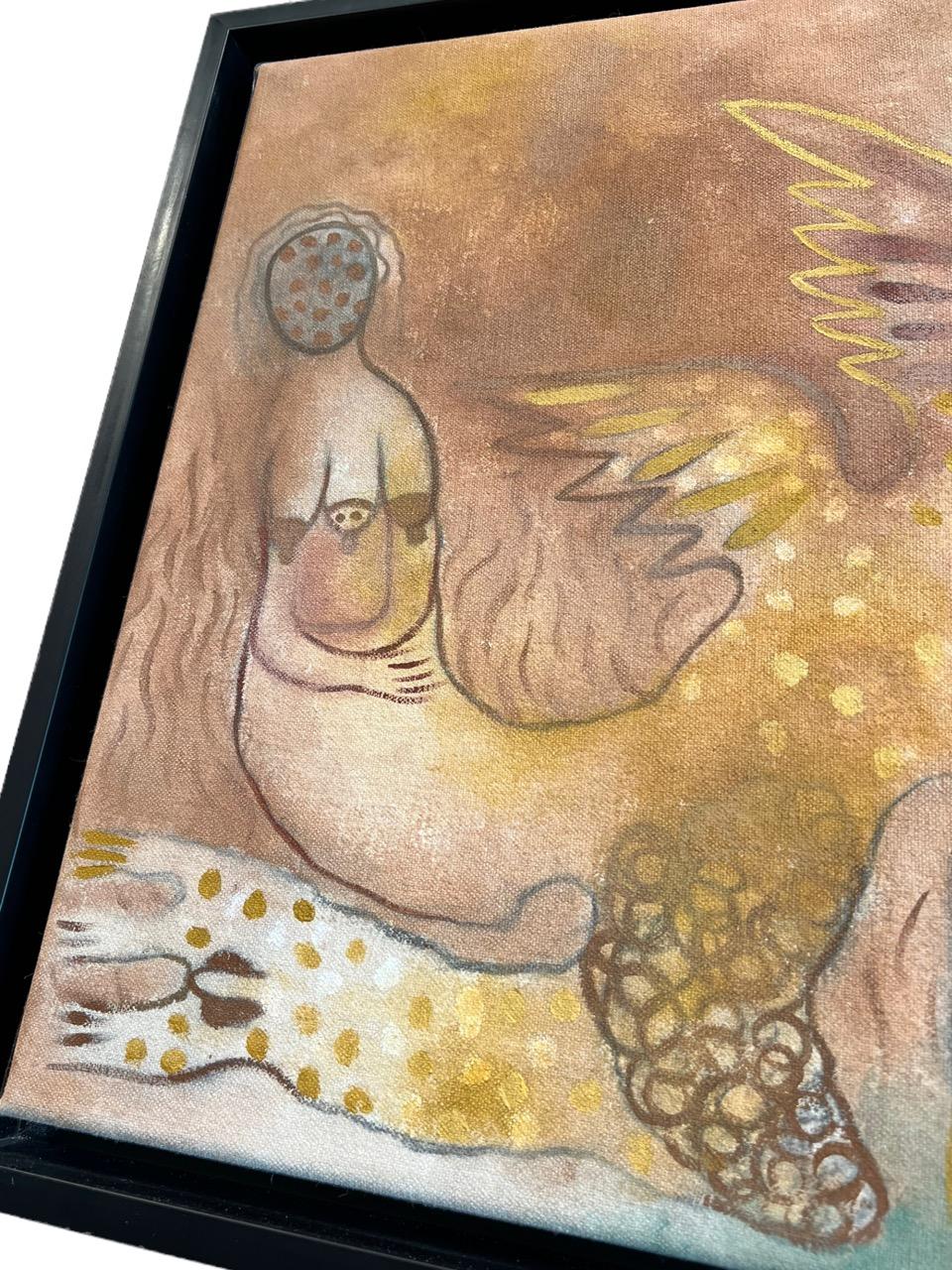 “La Luz Del Día” 'Daylight' '2010' Acrylic Painted on Canvas by Manuel Mendive en Bueno estado para la venta en North Miami, FL