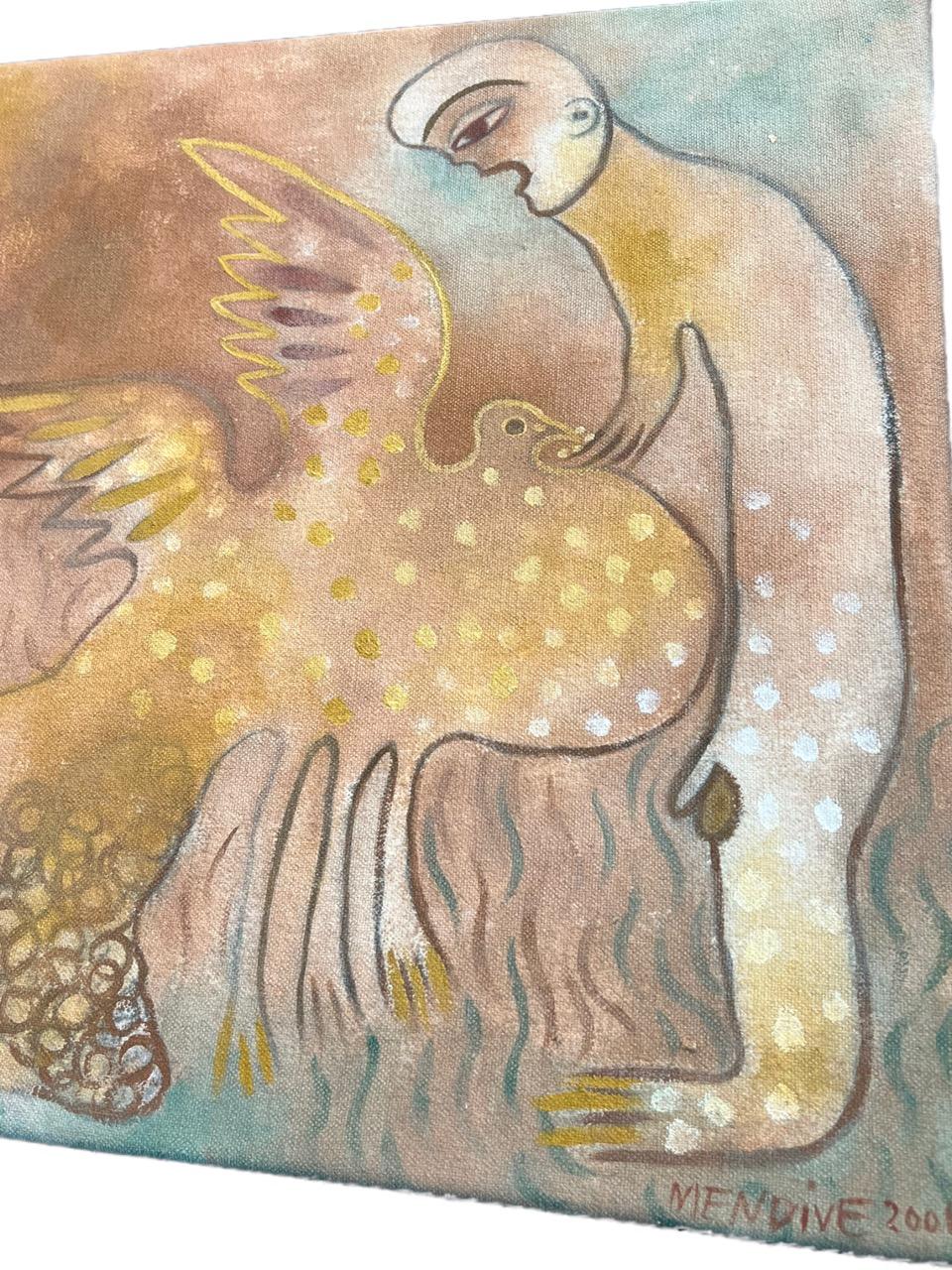 “La Luz Del Día” 'Daylight' '2010' Acrylic Painted on Canvas by Manuel Mendive Siglo XXI y contemporáneo en venta