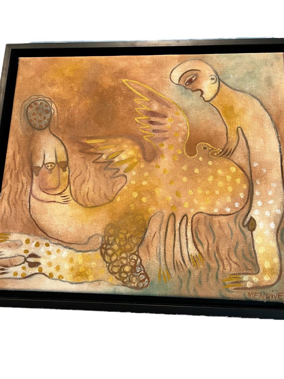 “La Luz Del Día” 'Daylight' '2010' Acrylic Painted on Canvas by Manuel Mendive Acrílico en venta