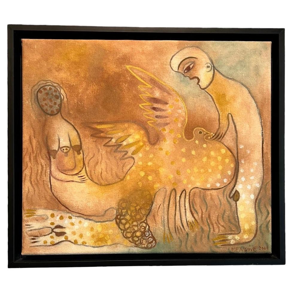 “La Luz Del Día” 'Daylight' '2010' Acrylic Painted on Canvas by Manuel Mendive en venta