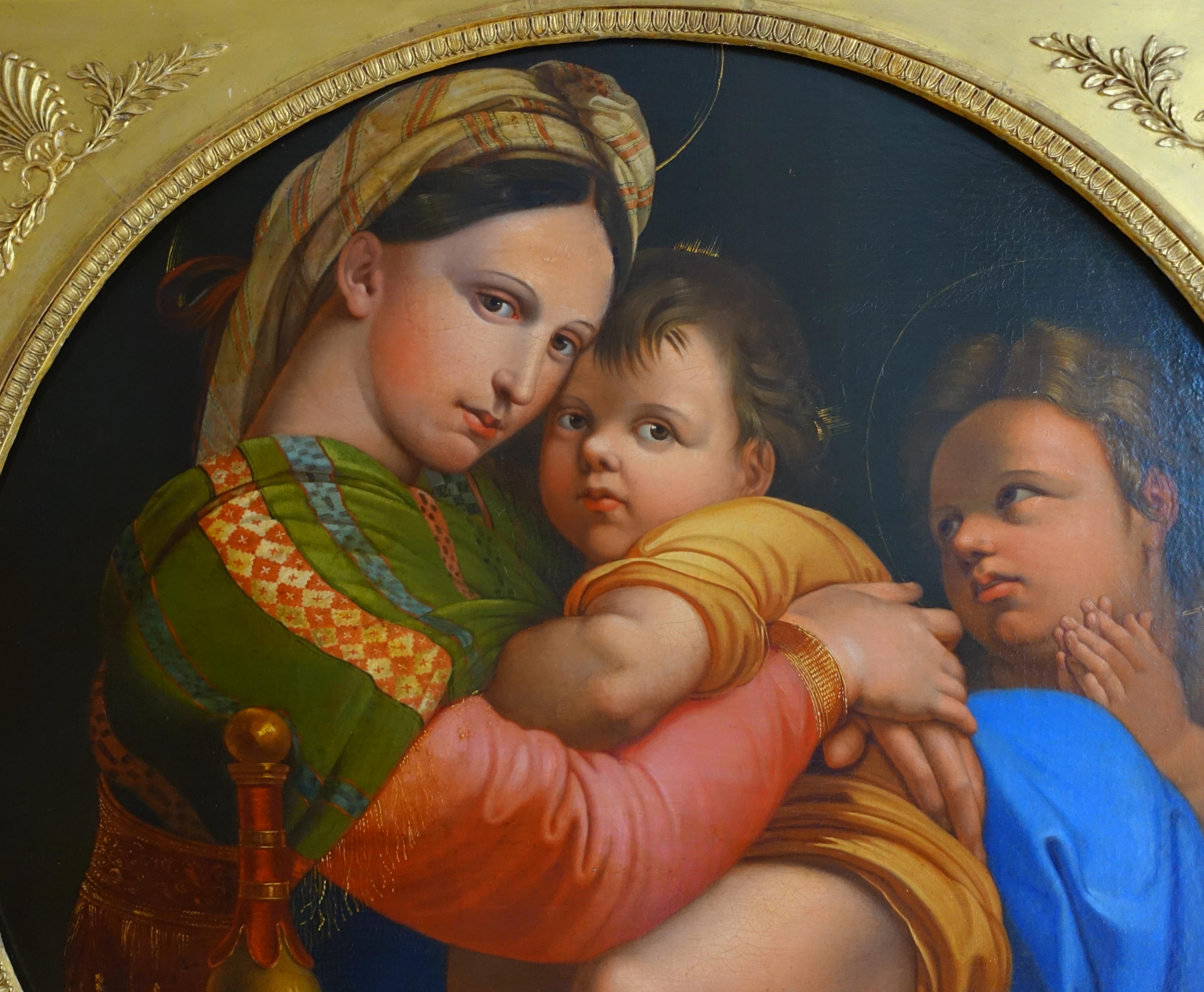 La Madonna della Seggiola circa 1820 after Raffaello Sanzio (1483-1520) 2
