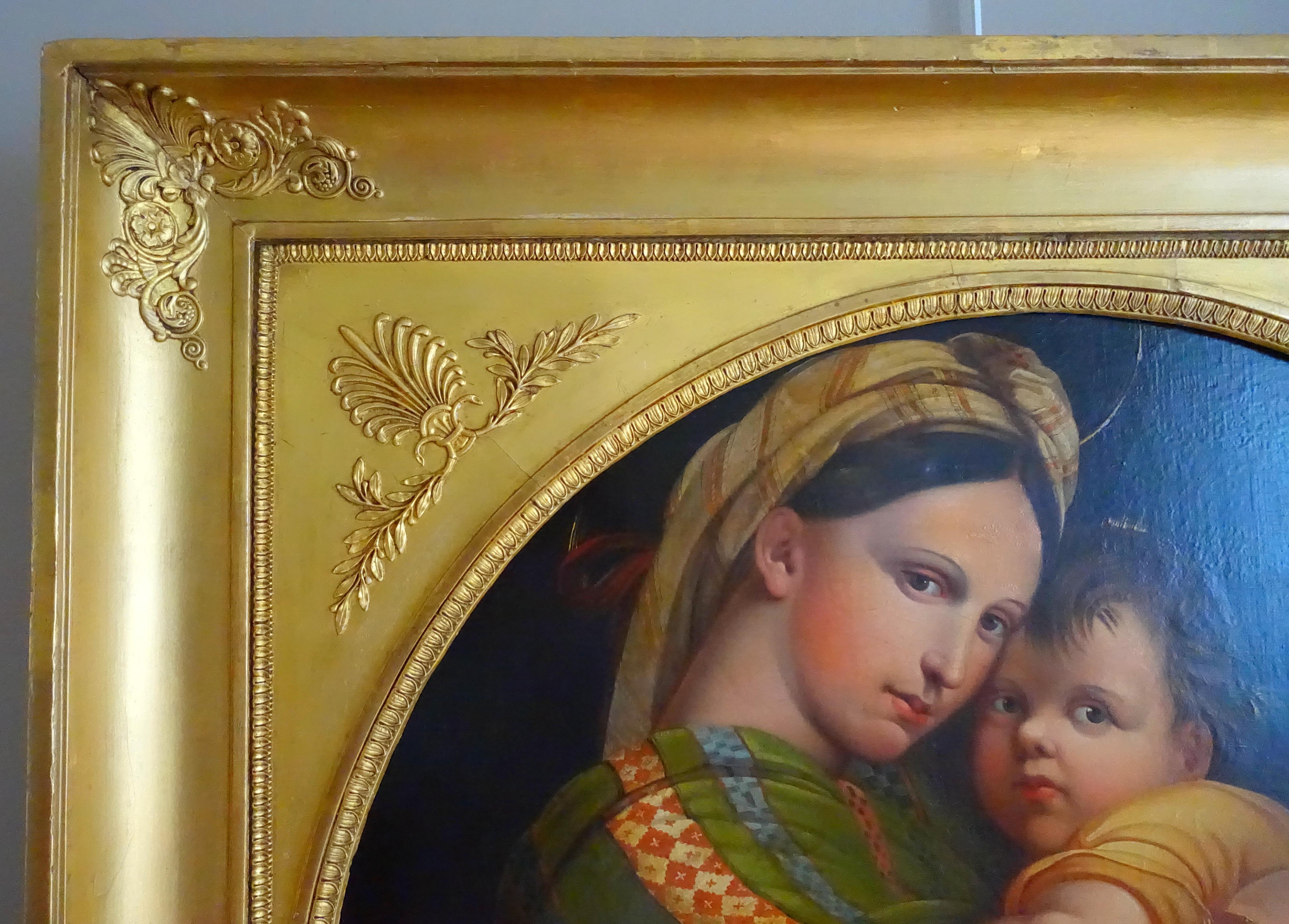 Renaissance La Madonna della Seggiola circa 1820 after Raffaello Sanzio (1483-1520)