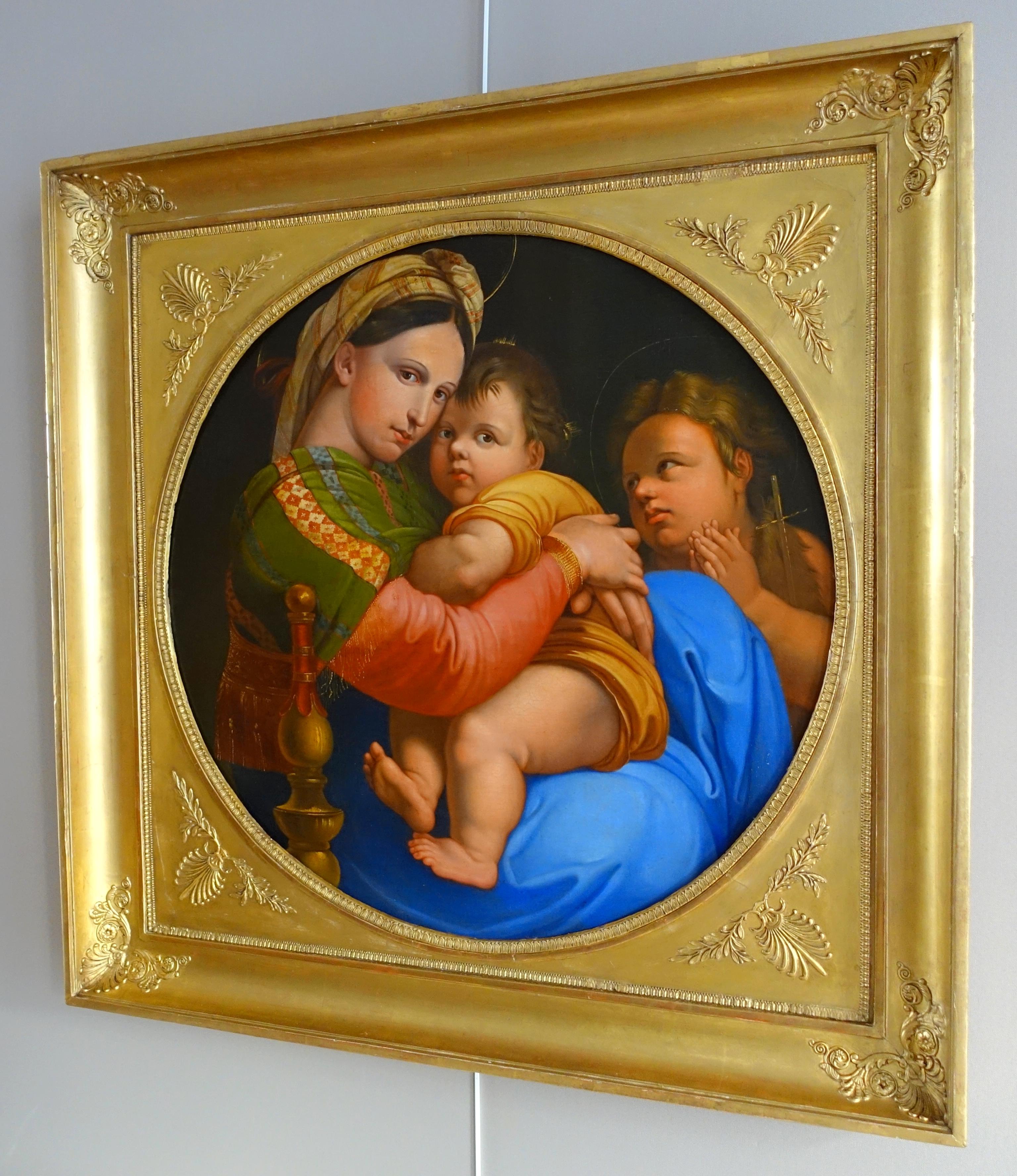 Canvas La Madonna della Seggiola circa 1820 after Raffaello Sanzio (1483-1520)