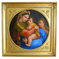 La Madonna della Seggiola circa 1820 after Raffaello Sanzio (1483-1520)