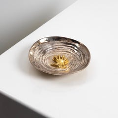 La Main Dans Les Flots by Line Vautrin, Silvered Bronze Cup, France