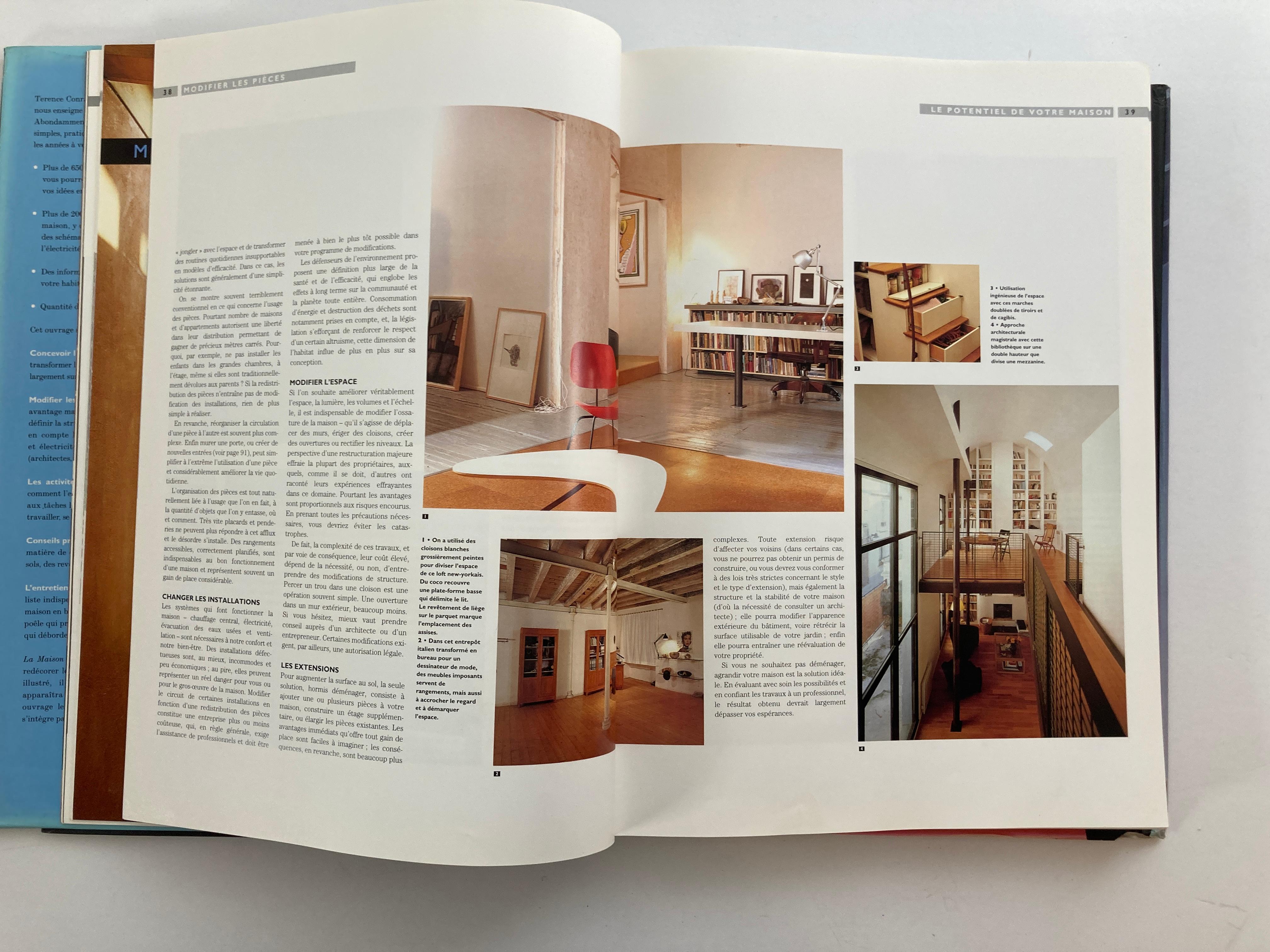 La Maison Book, by Sir Terence Conran, French Edition 1995 In Good Condition In North Hollywood, CA