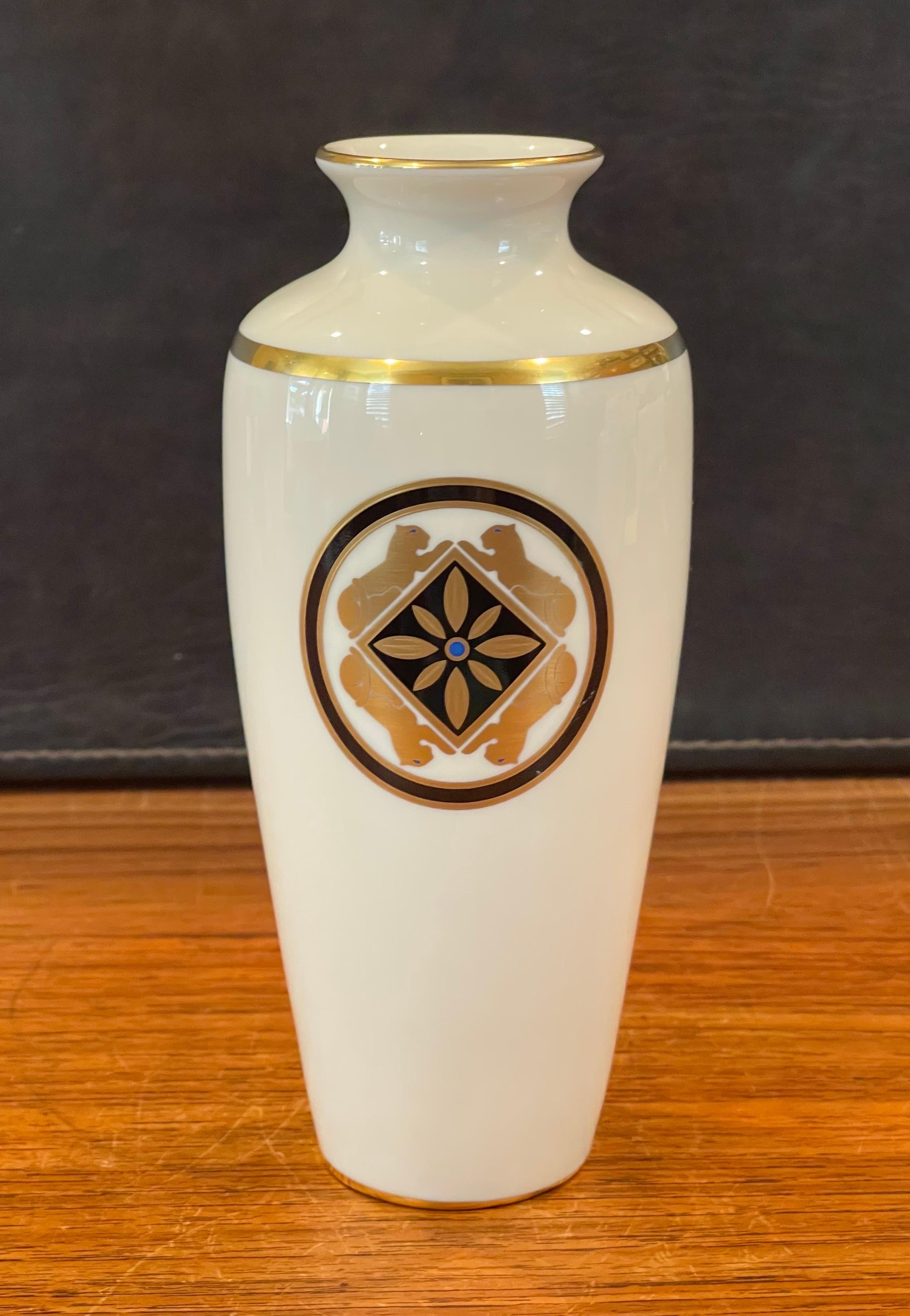 La Maison de L' Art Deco Porcelain Vase by Cartier 3