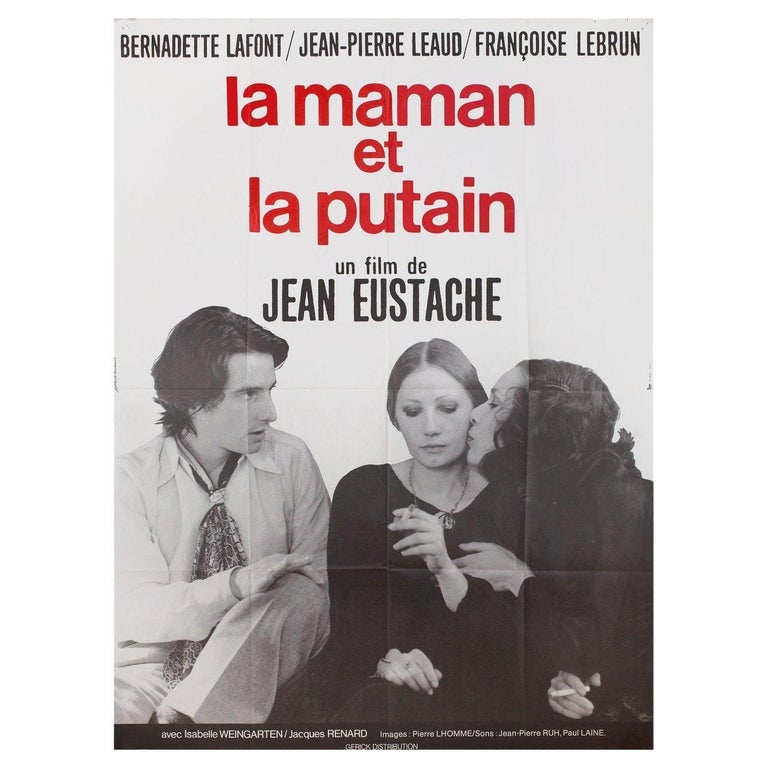 La maman et la putain 1973 French Grande Film Poster For Sale at 1stDibs