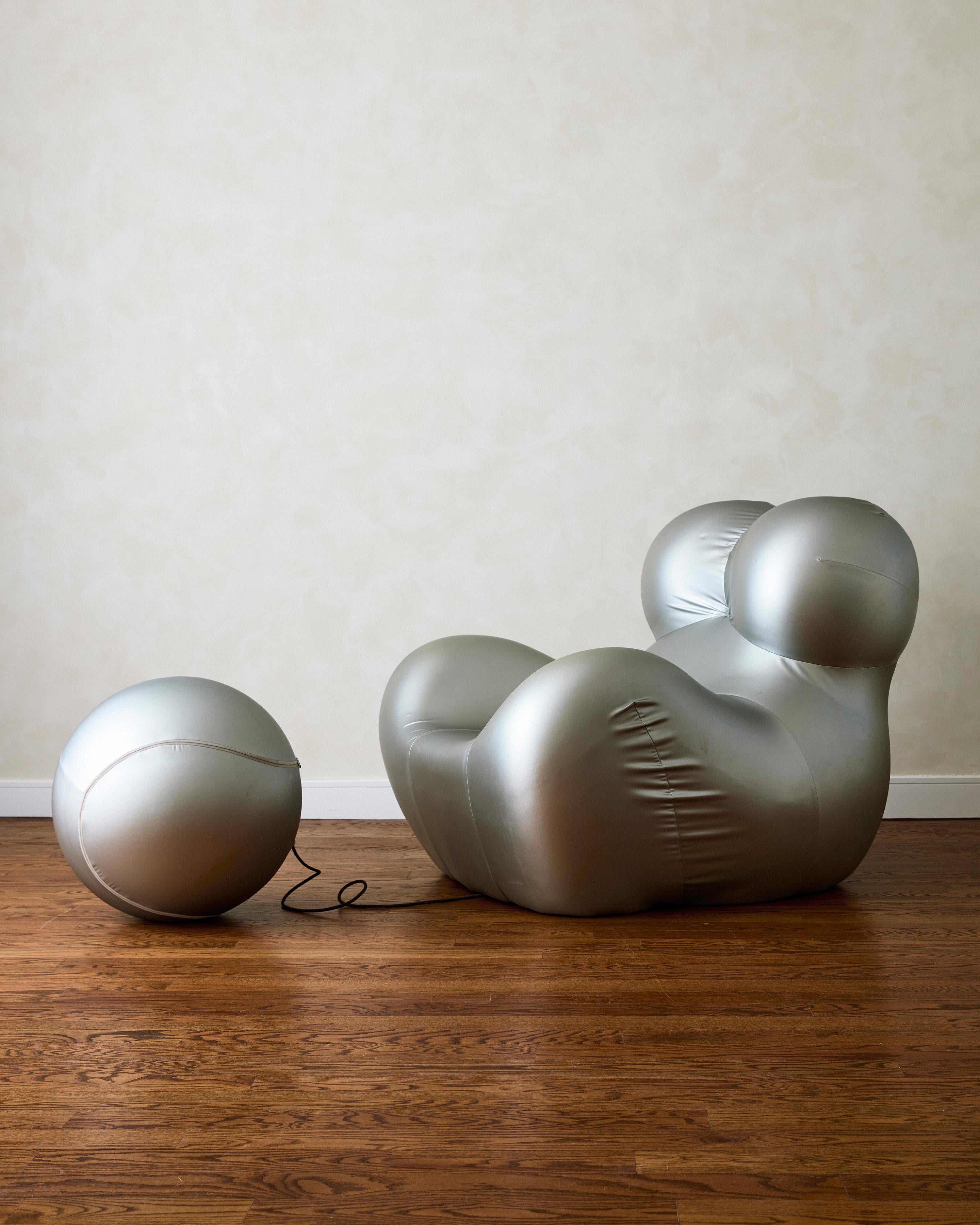 Mid-Century Modern La Mamma Lounge Chair and Ottoman by Gaetano Pesce For Sale