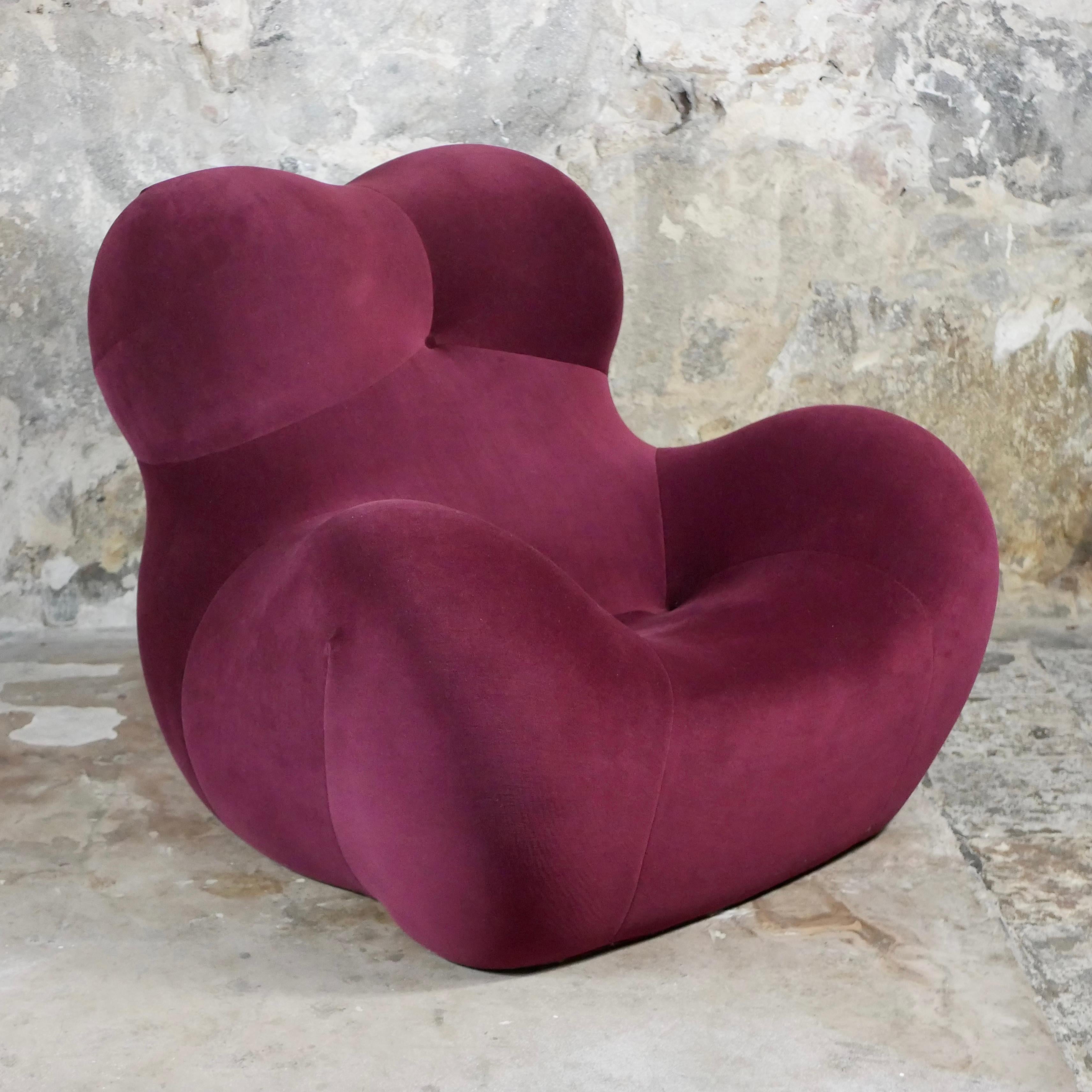 La Mamma set, armchair and ottoman UP5 and 6 by Gaetano Pesce for B&B Italia In Excellent Condition For Sale In Lyon, FR