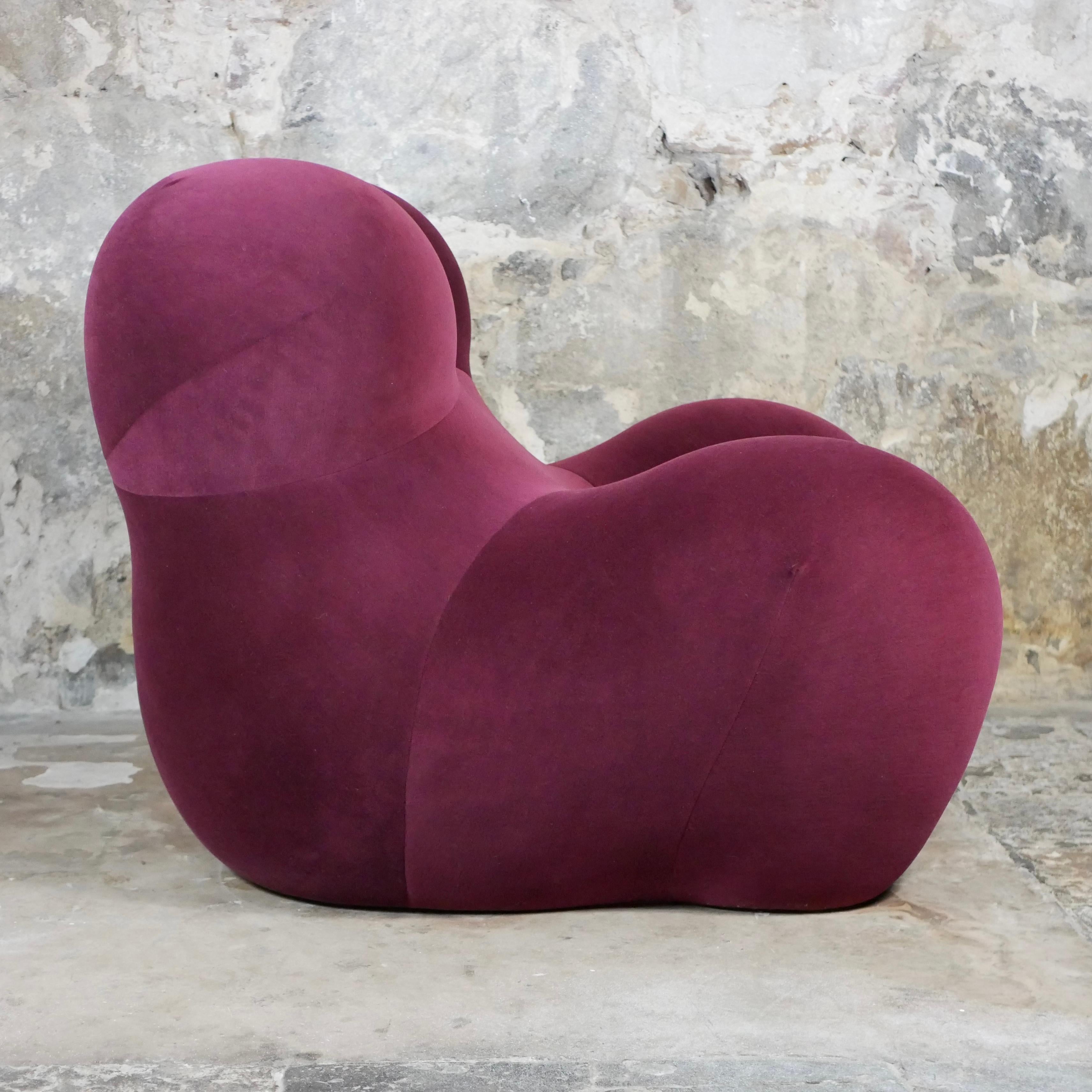 La Mamma set, armchair and ottoman UP5 and 6 by Gaetano Pesce for B&B Italia In Excellent Condition For Sale In Lyon, FR