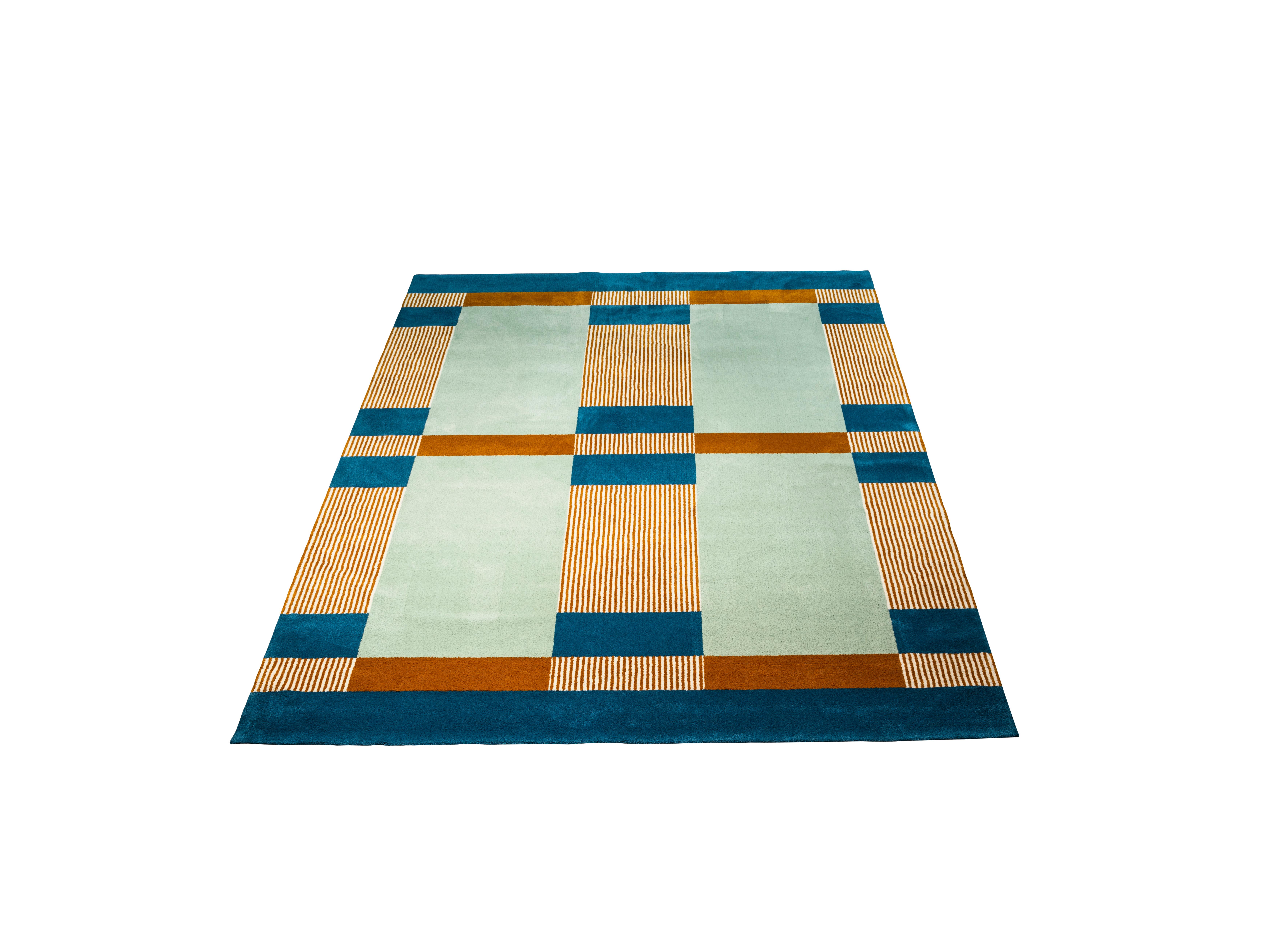 Wool La Manufacture-Paris Abacus Rug By Emma Boomkamp For Sale