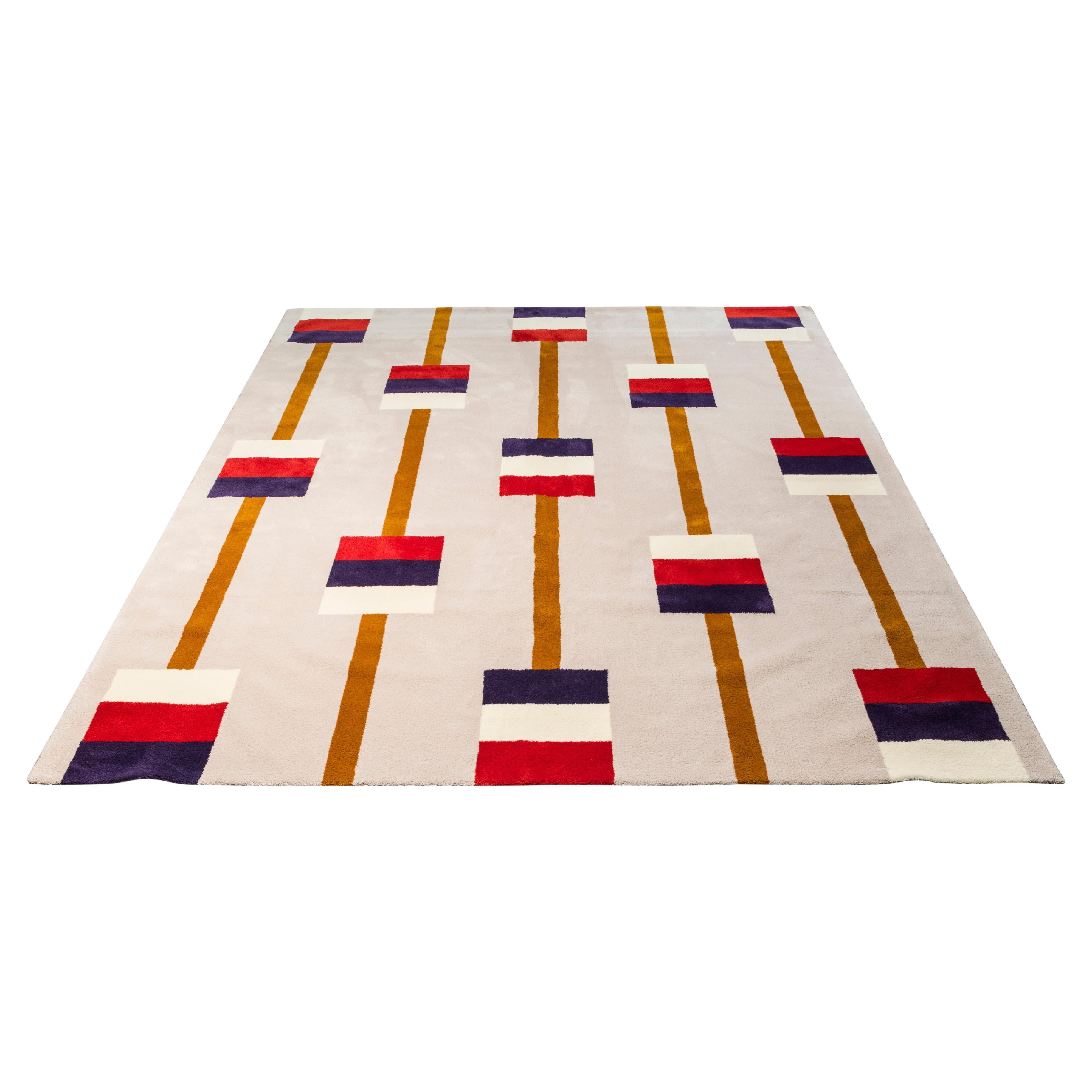 La Manufacture-Paris Abacus-Teppich von Emma Boomkamp im Angebot