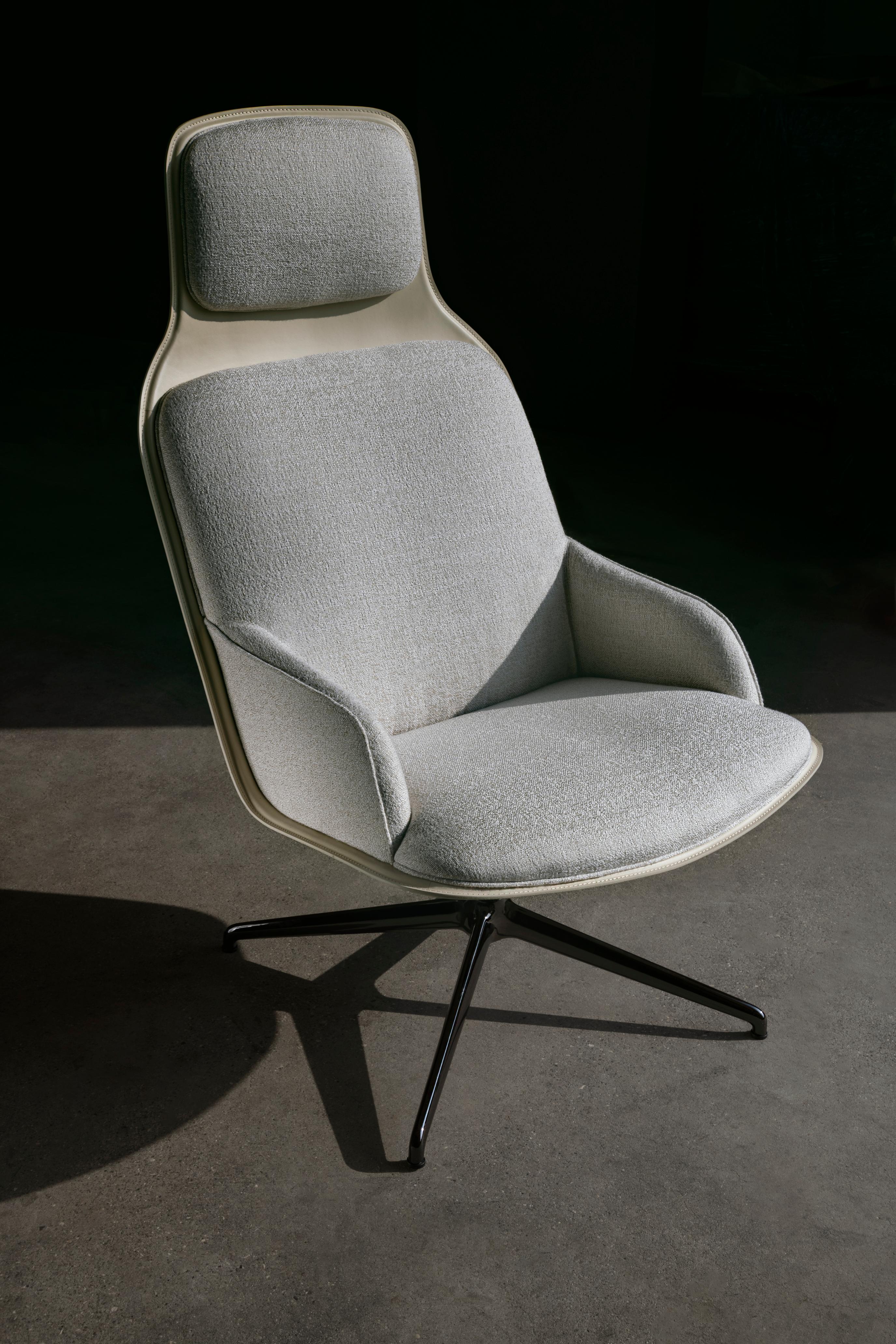 Italian Customizable La Manufacture-Paris  Assemblage Armchair Designed by Todd Bracher For Sale
