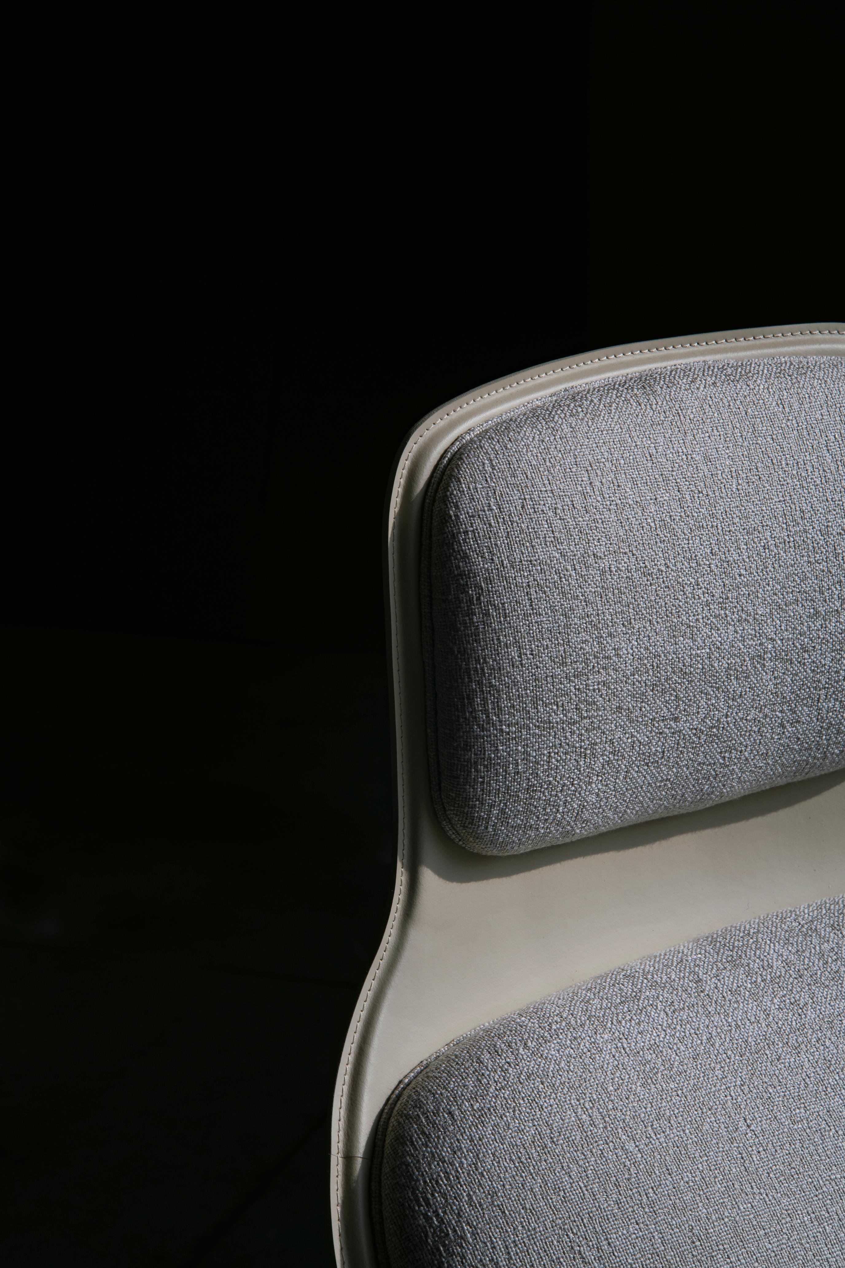 Italian Customizable La Manufacture-Paris Assemblage Armchair Designed by Todd Bracher For Sale