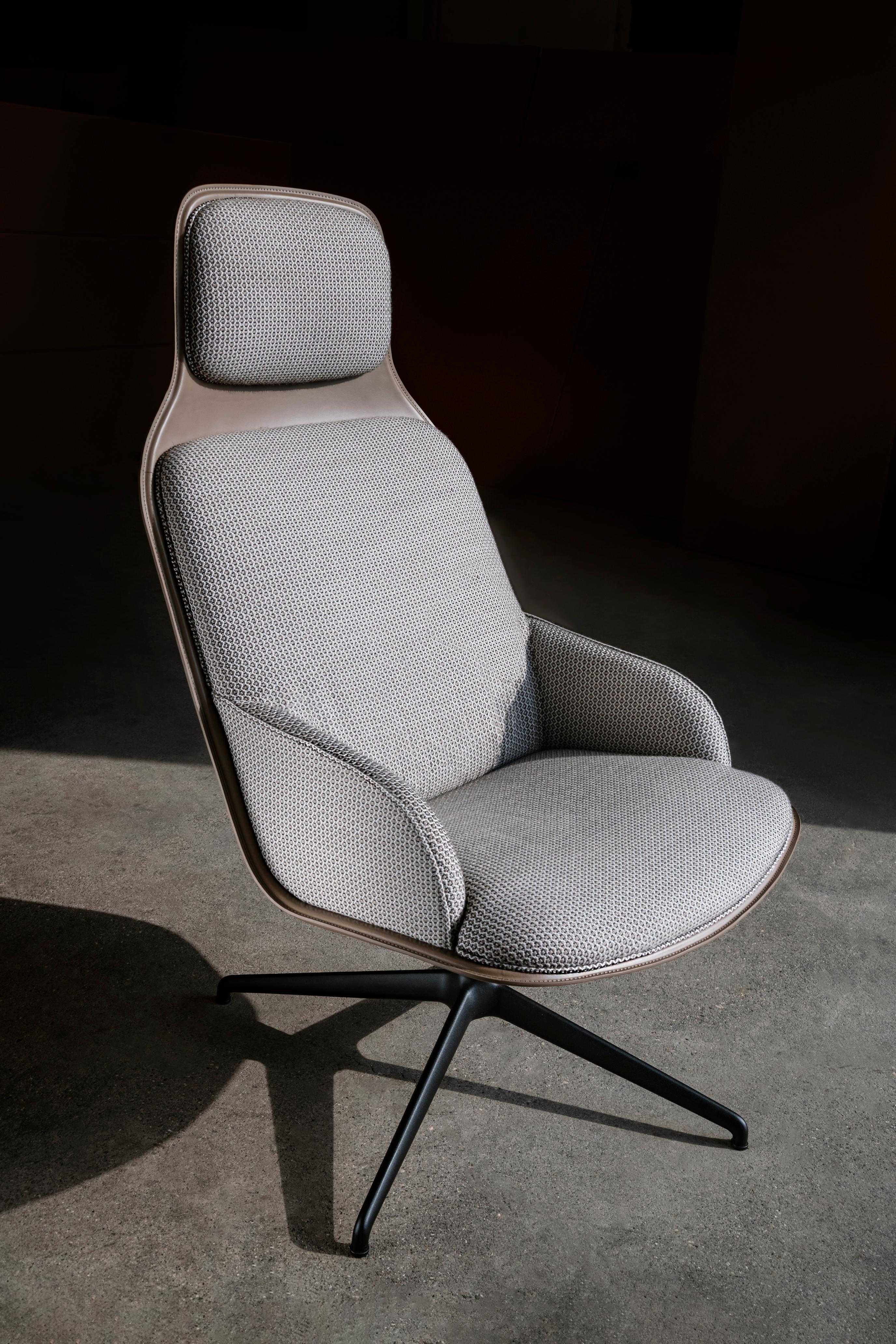 Contemporary Customizable La Manufacture-Paris Assemblage Armchair Designed by Todd Bracher For Sale