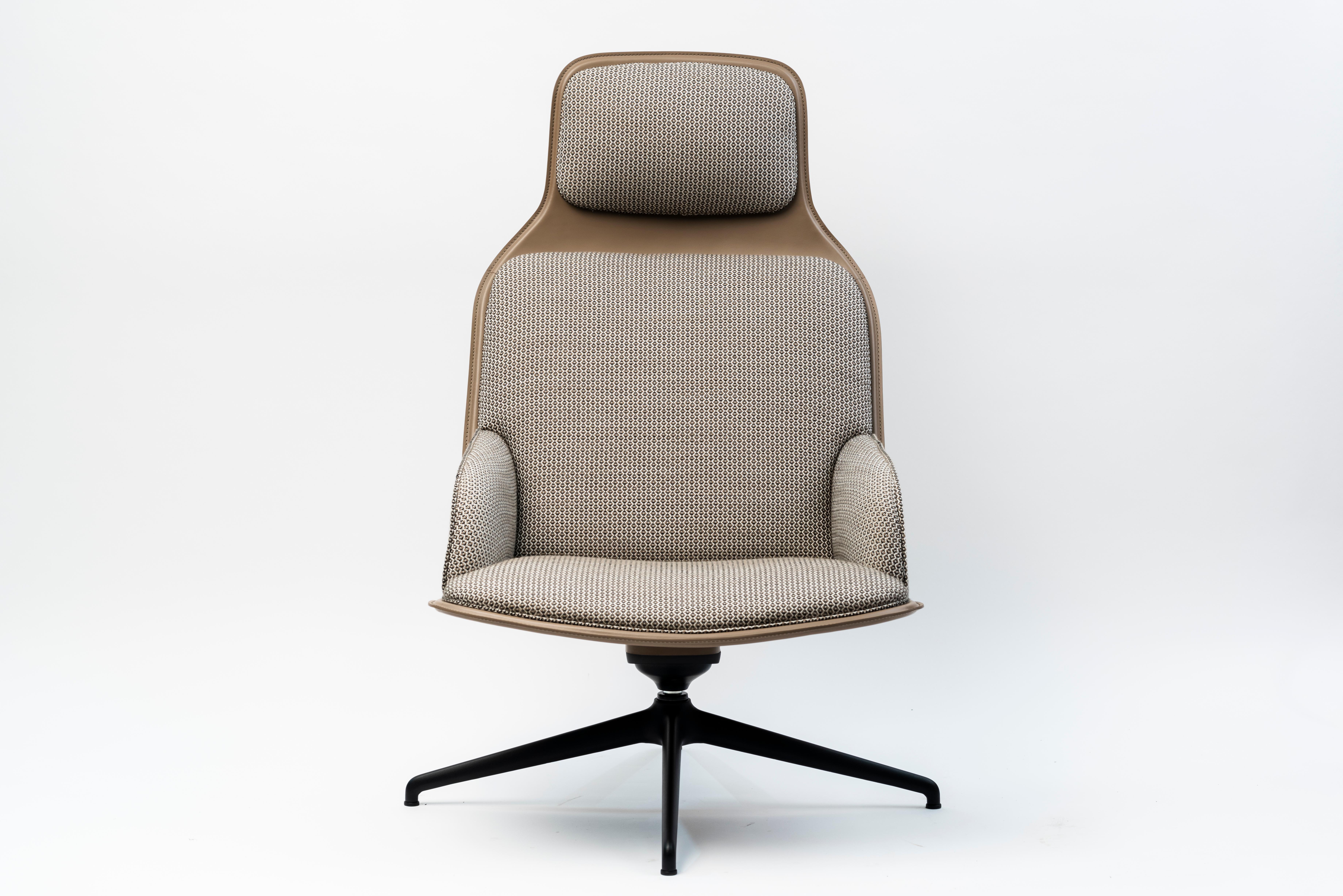Textile Customizable La Manufacture-Paris Assemblage Armchair Designed by Todd Bracher For Sale