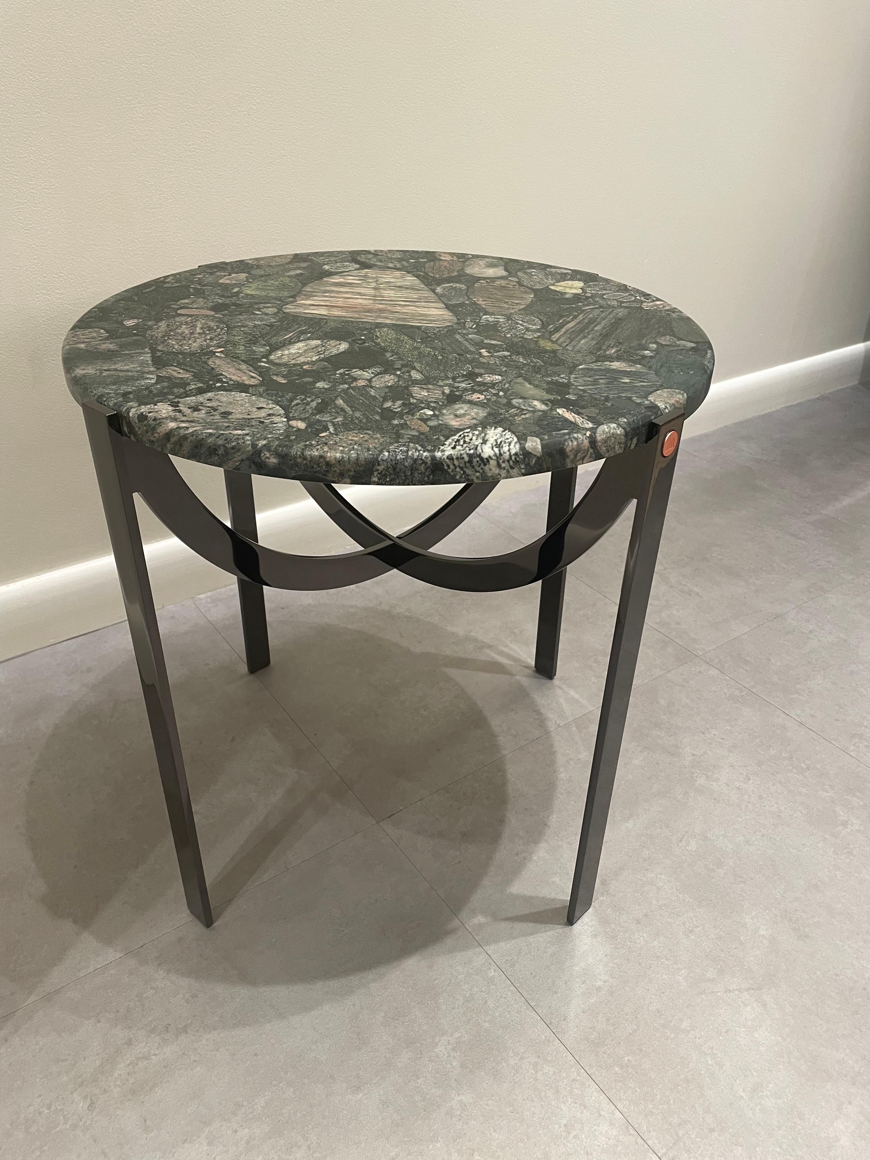 Italian La Manufacture-Paris Astra Marble Side Table by Patrick Norguet in Stock
