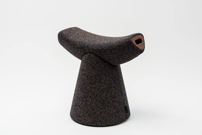 La Manufacture-Paris Gardian Stool with handle Designed by Patrick Norguet For Sale 3