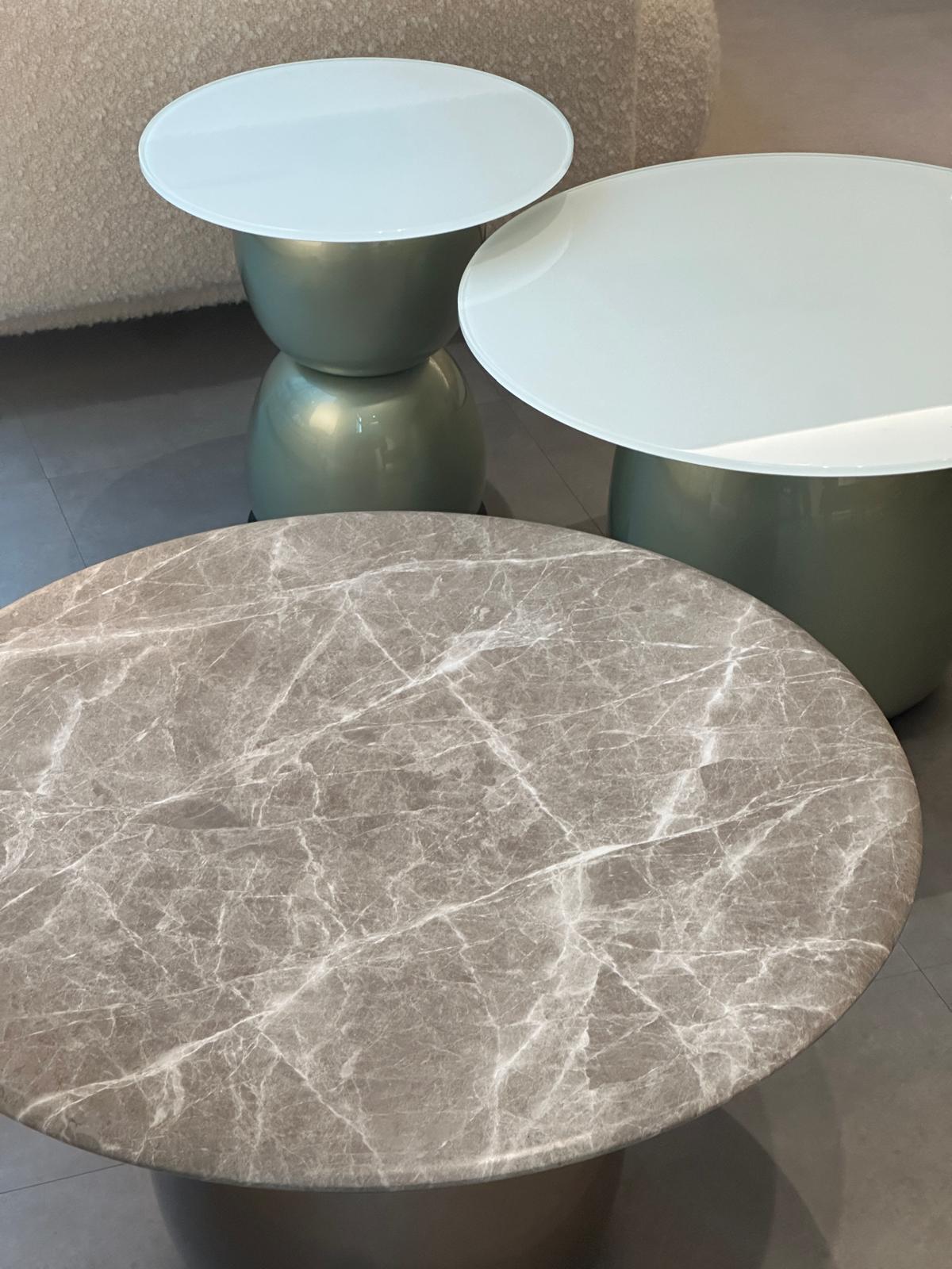 La Manufacture-Paris Gem Marble Top Coffee Table by Sebastian Herkner in Stock For Sale 1