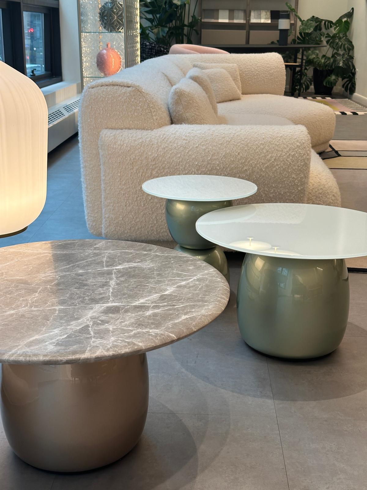 La Manufacture-Paris Gem Marble Top Coffee Table by Sebastian Herkner in Stock In Excellent Condition For Sale In New York, NY