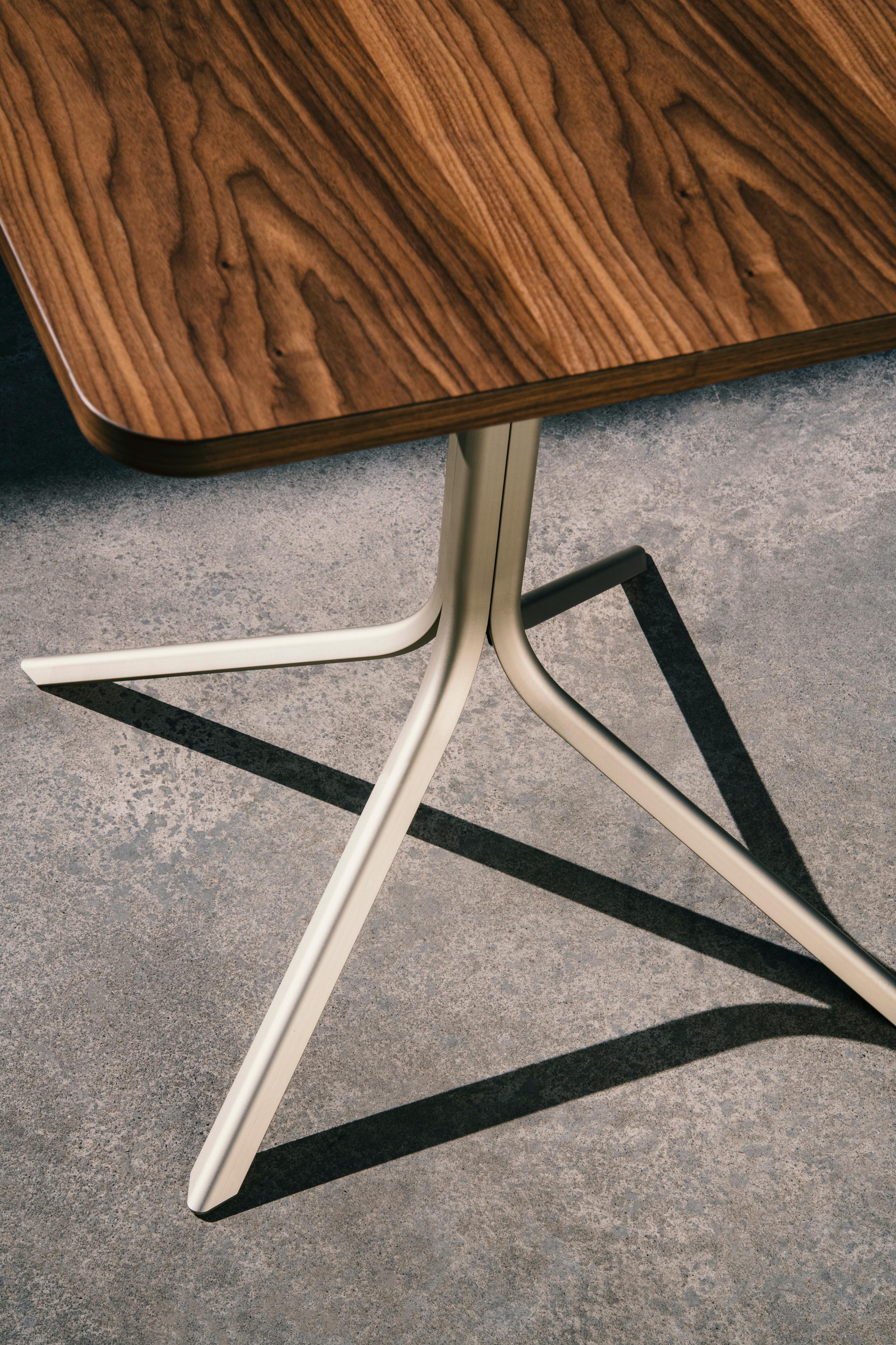 La Manufacture-Paris High Tri Folding Table Designed by Michael Young In New Condition For Sale In New York, NY