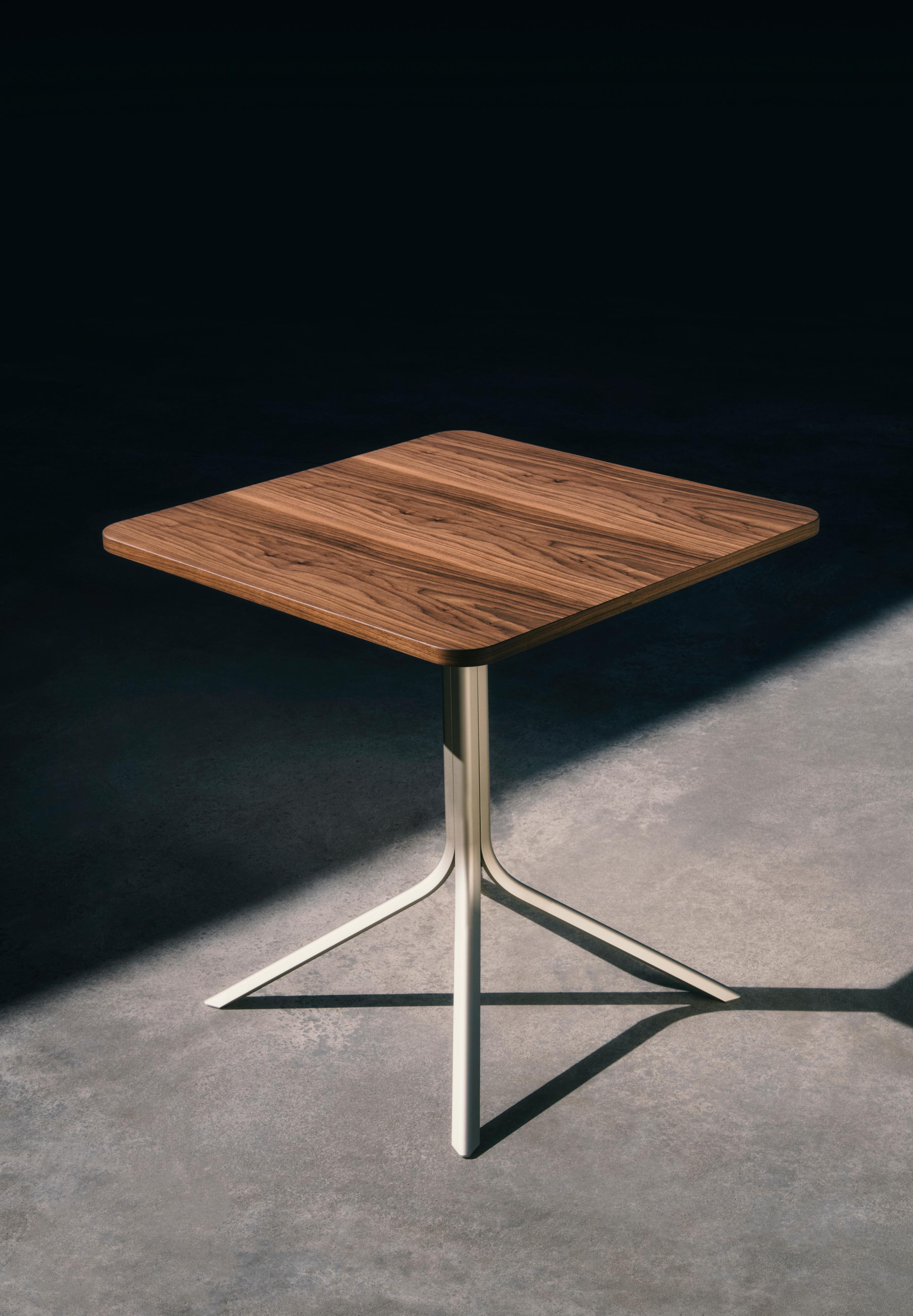 Contemporary La Manufacture-Paris High Tri Folding Table Designed by Michael Young For Sale