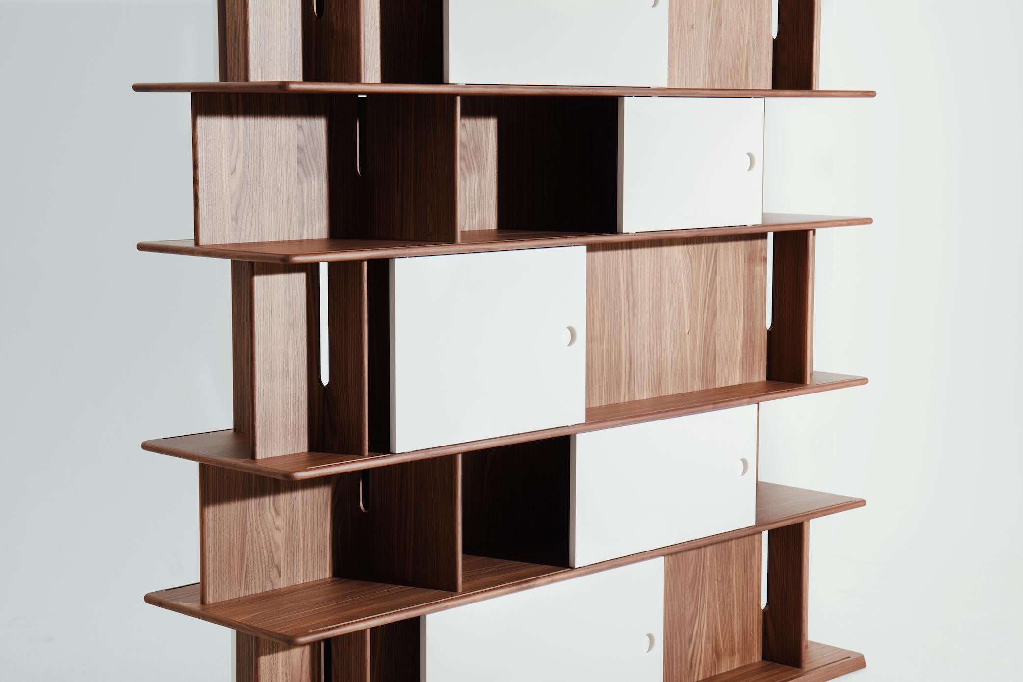 Contemporary La Manufacture-Paris Intersection Bookshelf Designed by Neri & Hu For Sale