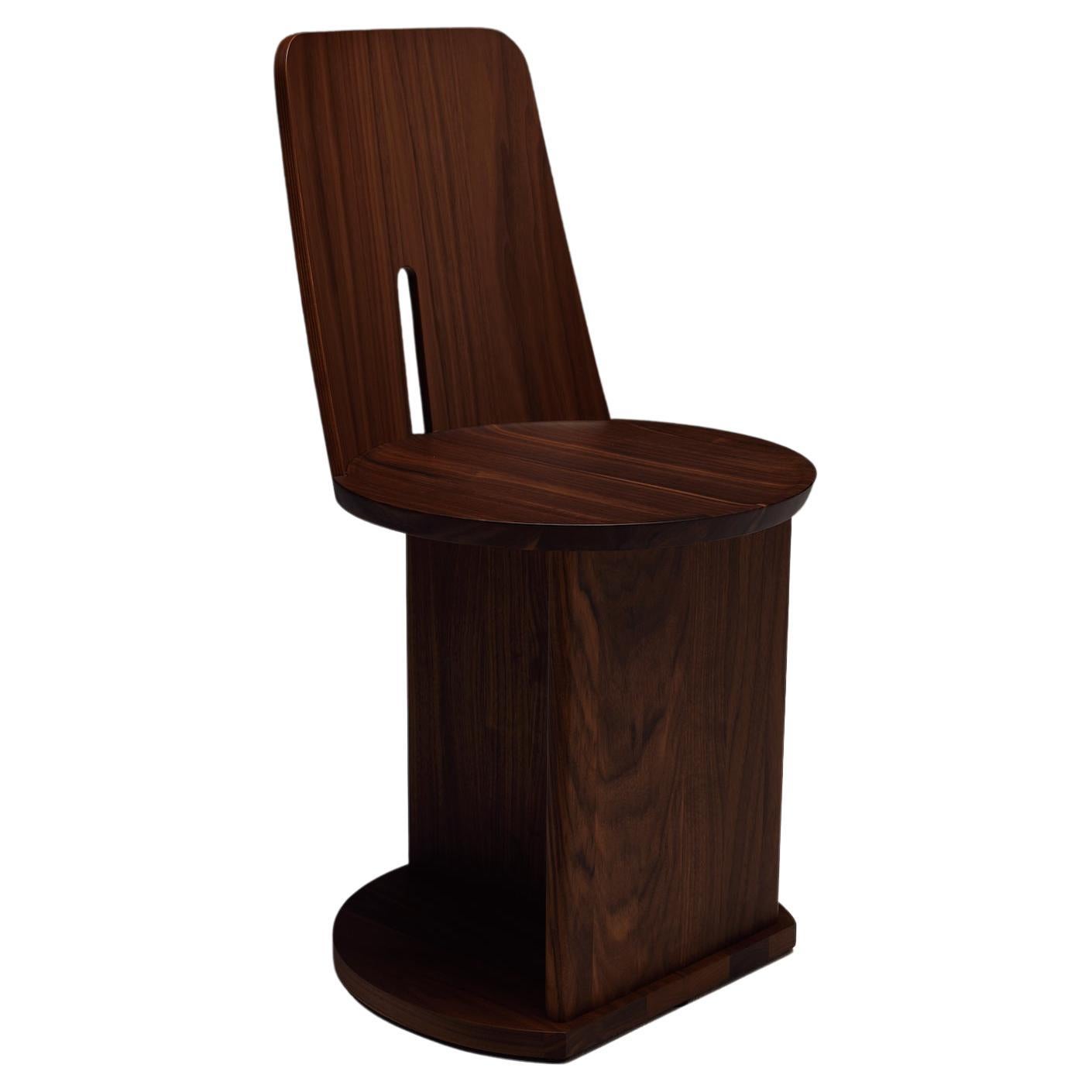 Canaletto-Stuhl aus Nussbaum von Neri & Hu, Manufacture-Paris Intersection, entworfen