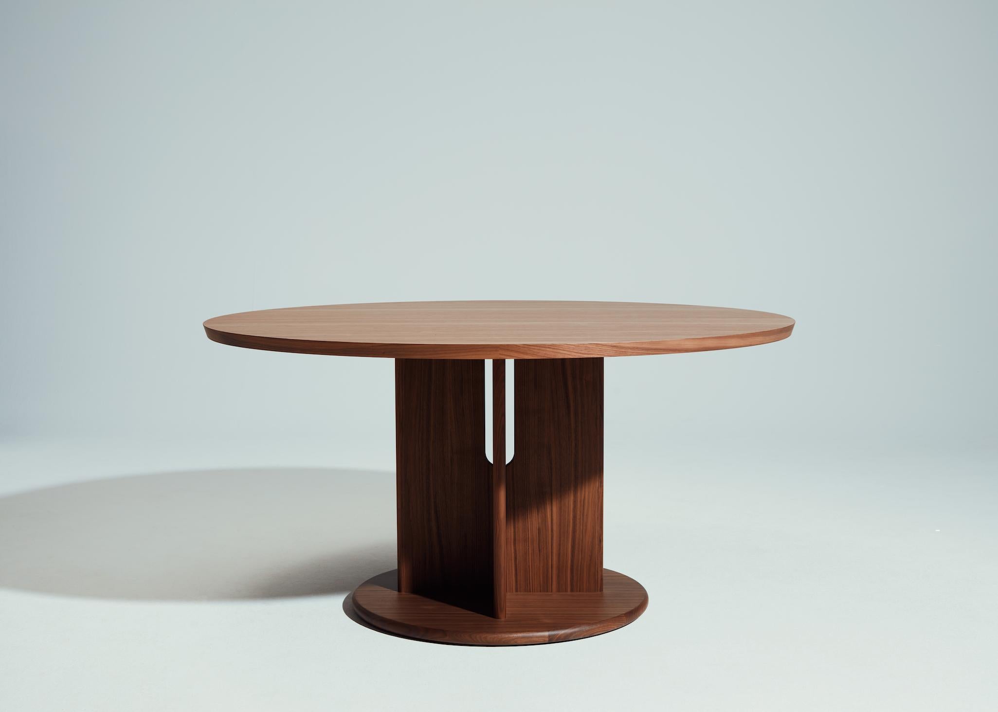 La Manufacture-Paris Intersection Canaletto Walnut Oval Table by Neri & Hu For Sale 2