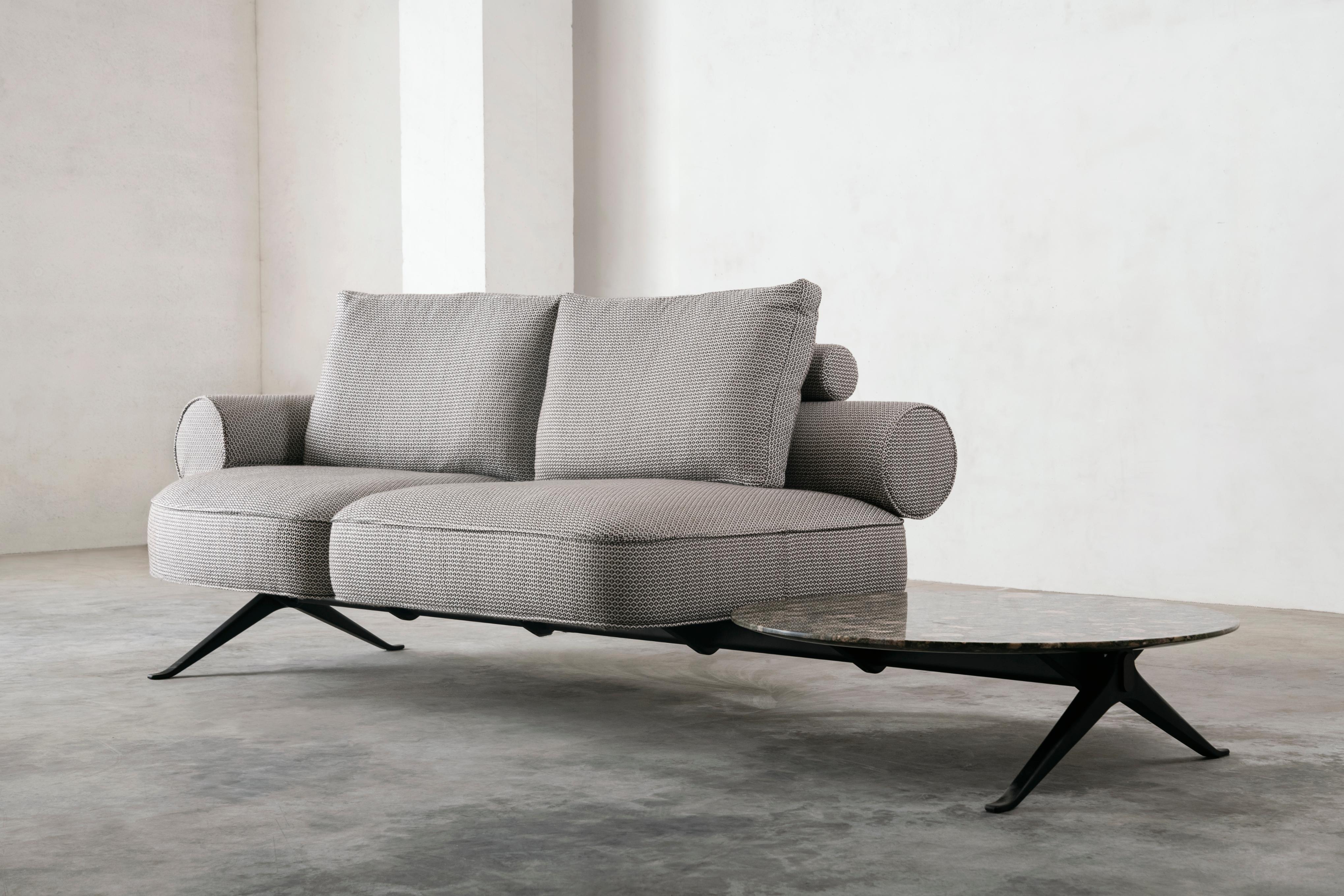Anpassbarer La Manufacture-Paris Luizet  Sofa entworfen von Luca Nichetto im Angebot 6