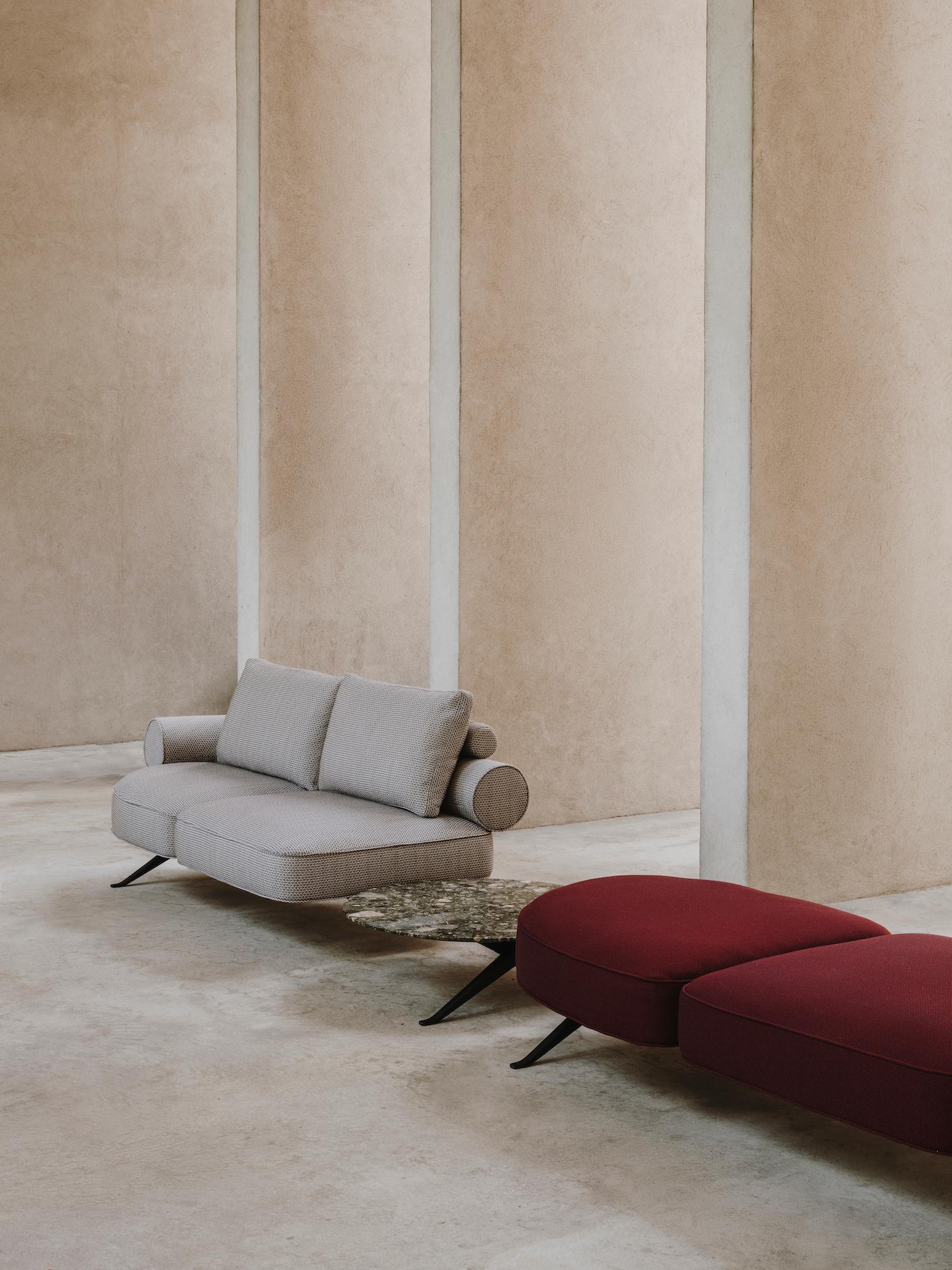 Anpassbarer La Manufacture-Paris Luizet  Sofa entworfen von Luca Nichetto im Angebot 11