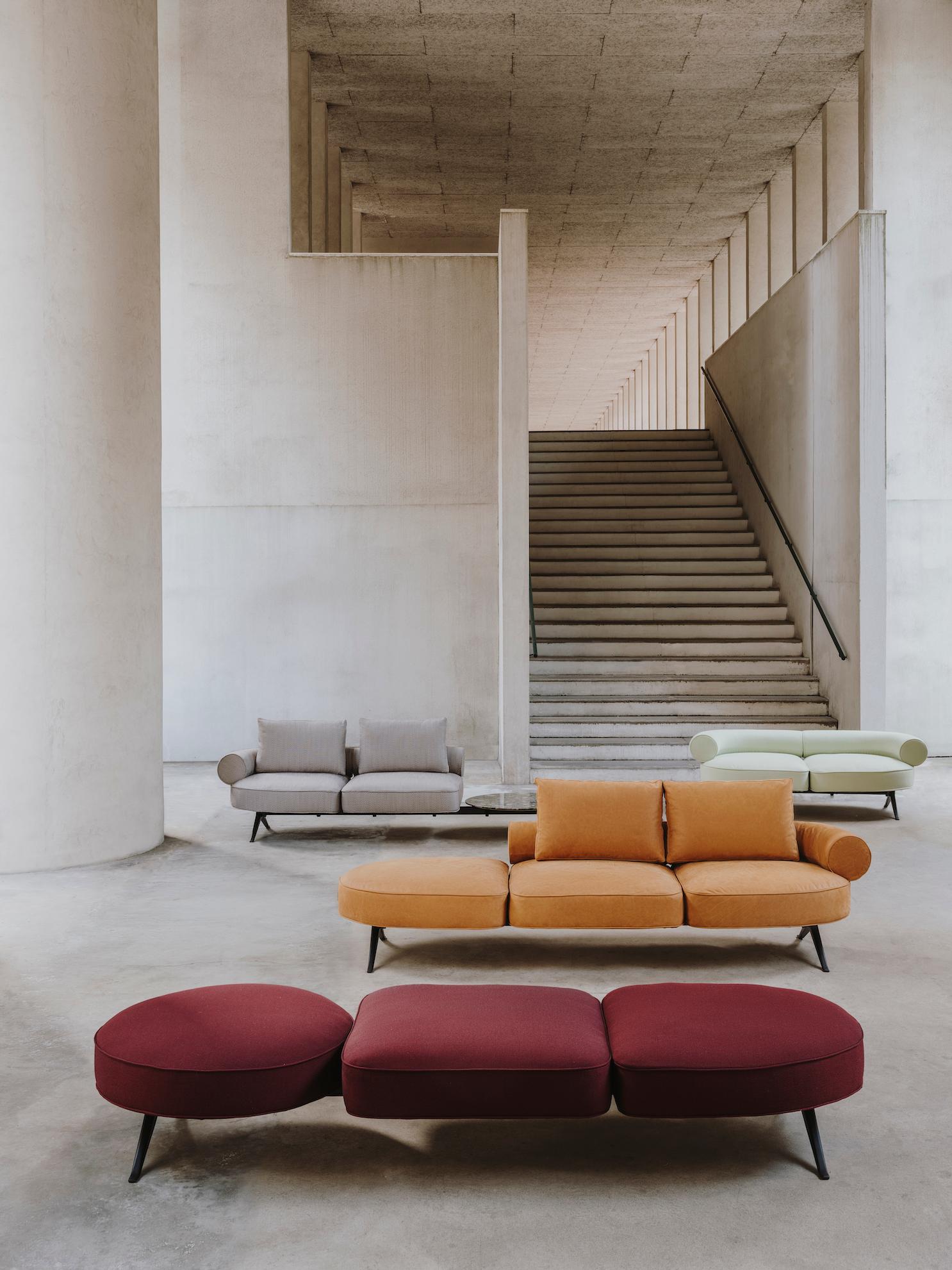 Anpassbarer La Manufacture-Paris Luizet  Sofa entworfen von Luca Nichetto im Angebot 12