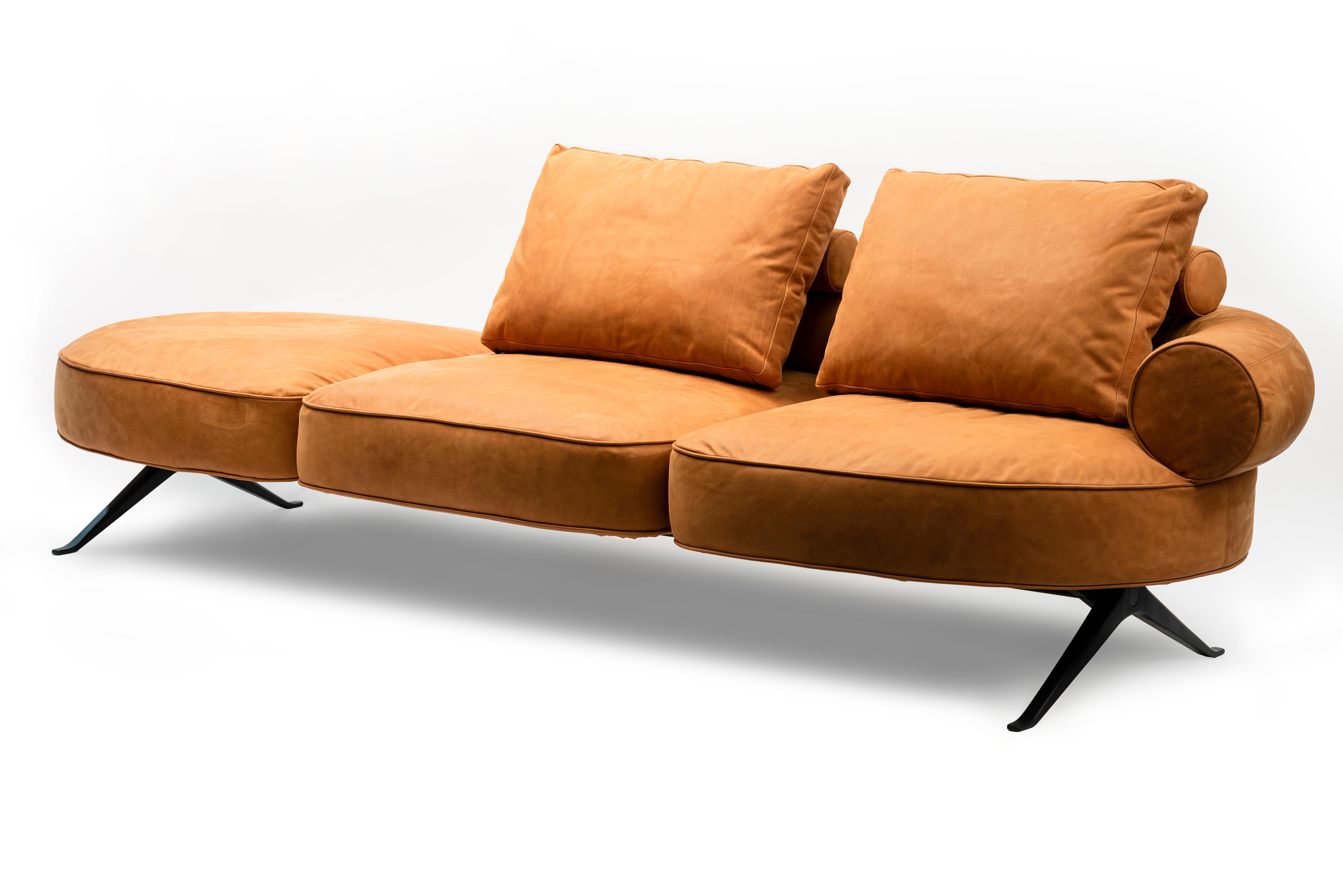 Italian Customizable La Manufacture-Paris Luizet  Sofa Designed by Luca Nichetto For Sale