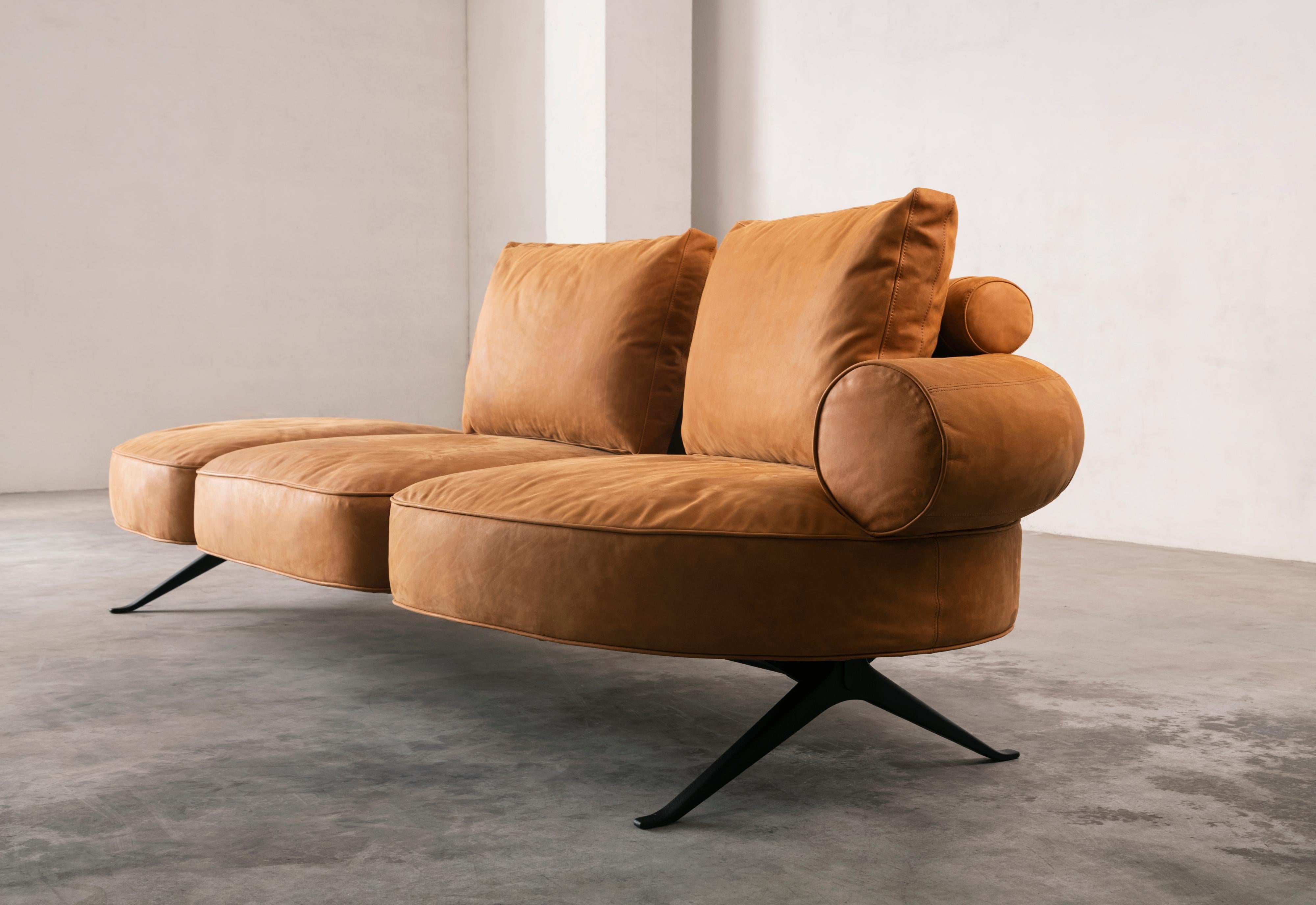 Customizable La Manufacture-Paris Luizet  Sofa Designed by Luca Nichetto For Sale 3