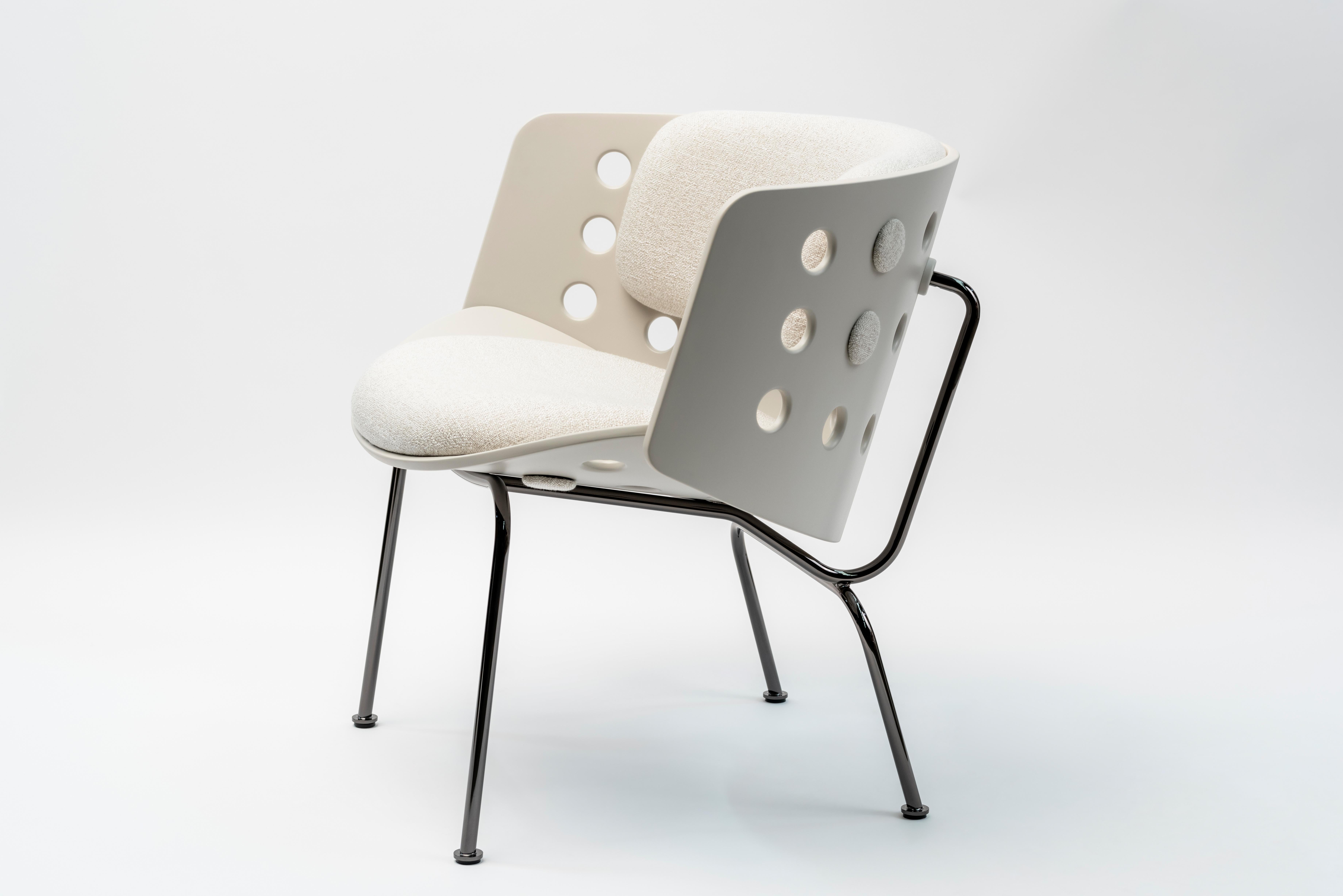 Anpassbarer La Manufacture-Paris Melitea Outdoor-Stuhl von Luca Nichetto im Angebot 12