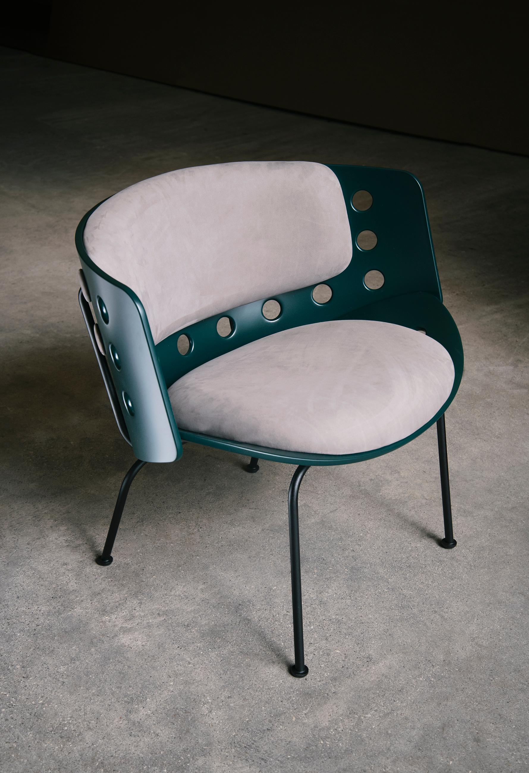 Anpassbarer La Manufacture-Paris Melitea Outdoor-Stuhl von Luca Nichetto (Textil) im Angebot